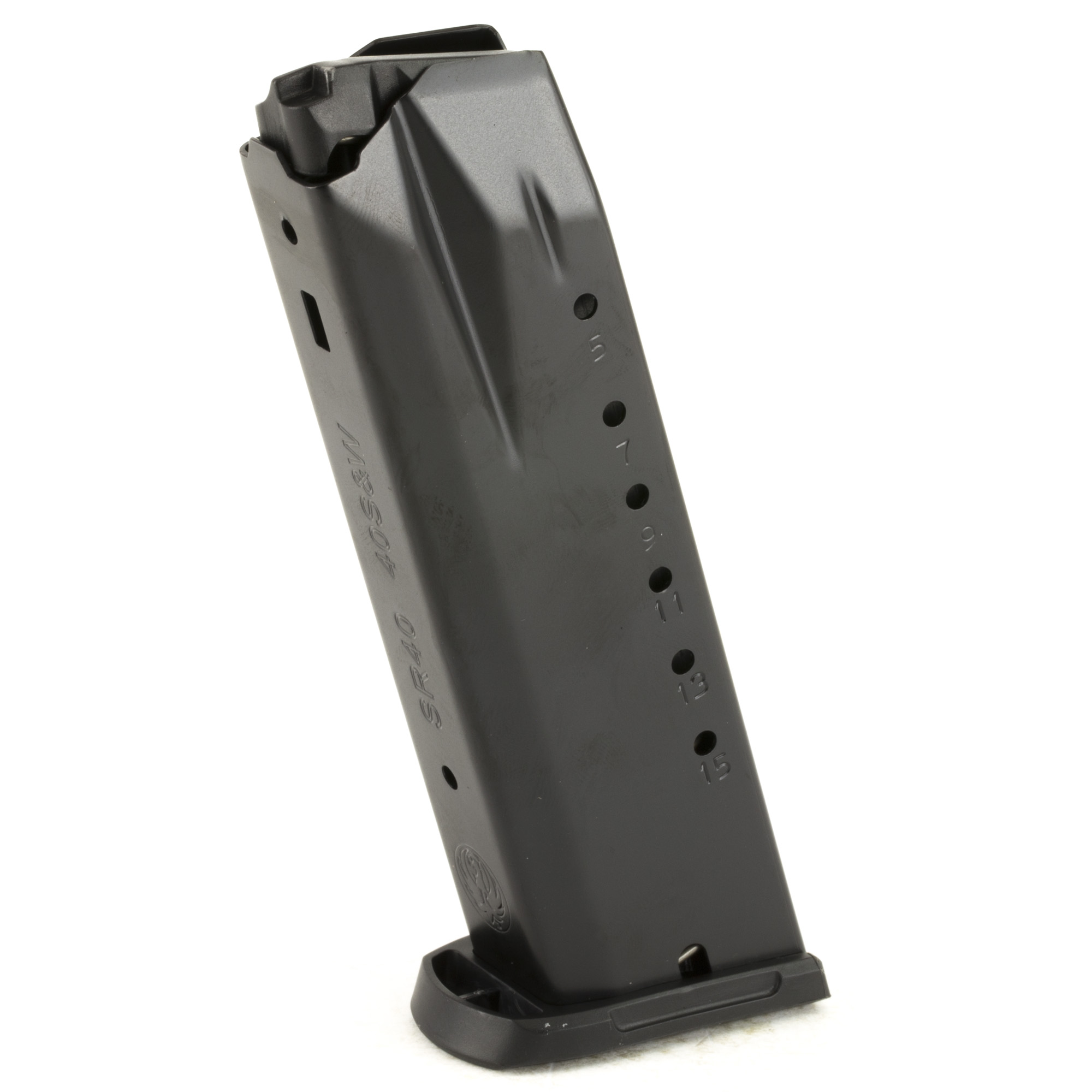 RUGER HANDGUN MAGAZINE SR40/40C 40SW 15RD BL