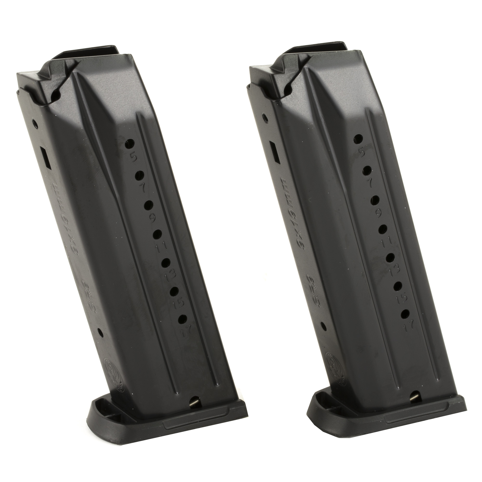 RUGER HANDGUN MAGAZINE SR9/9C/9E/PC 9MM 17RD 2PK