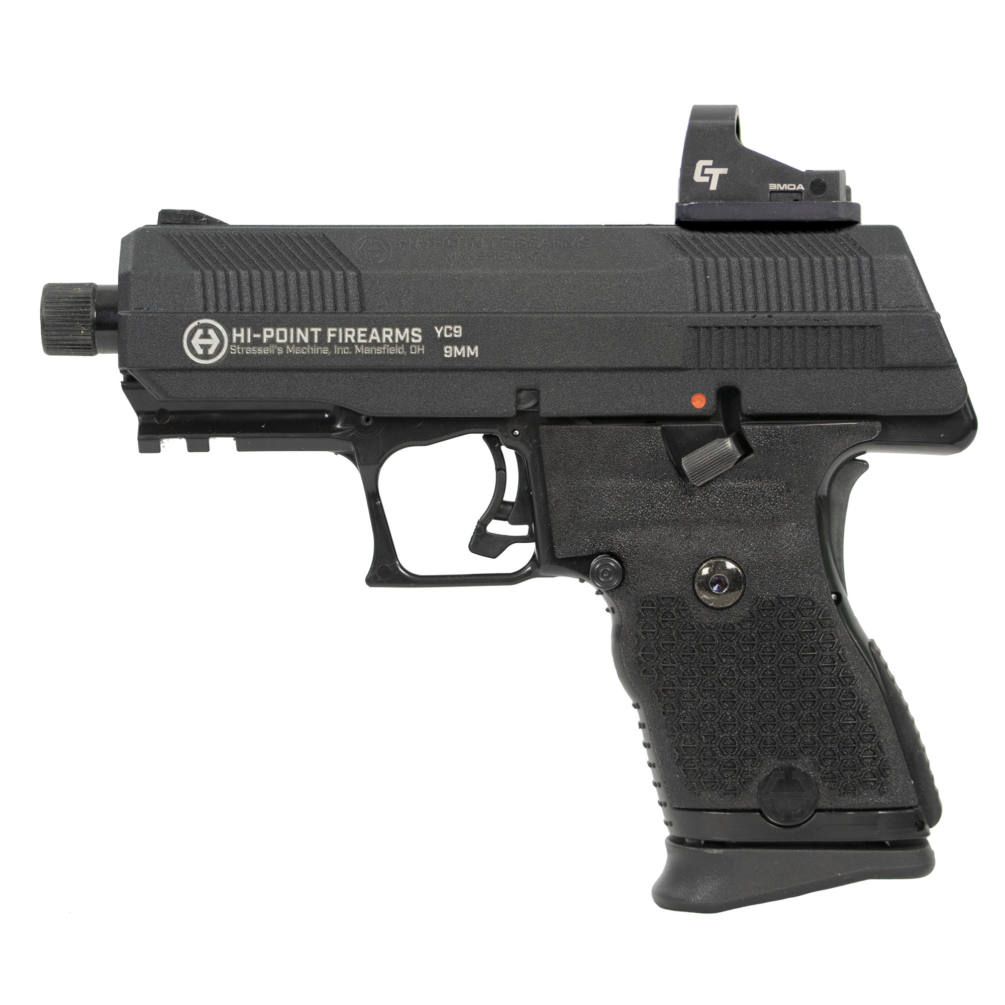 Hi-Point Firearms YC9 9MM 3.93 10RD in Black CT MS TB