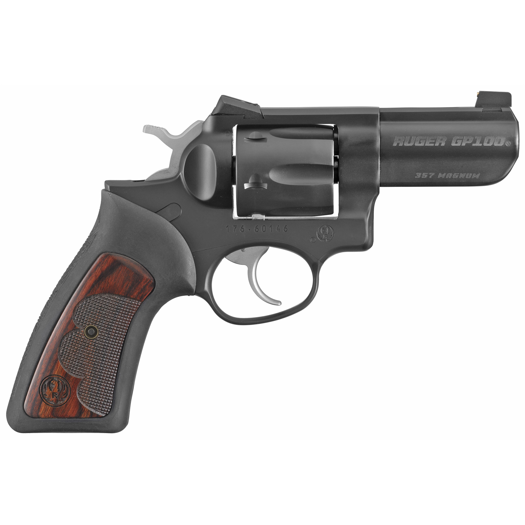 RUGER GP100 Double Action Revolver WC 357 Magnum Revolver 3 BL 6RD NOVAK