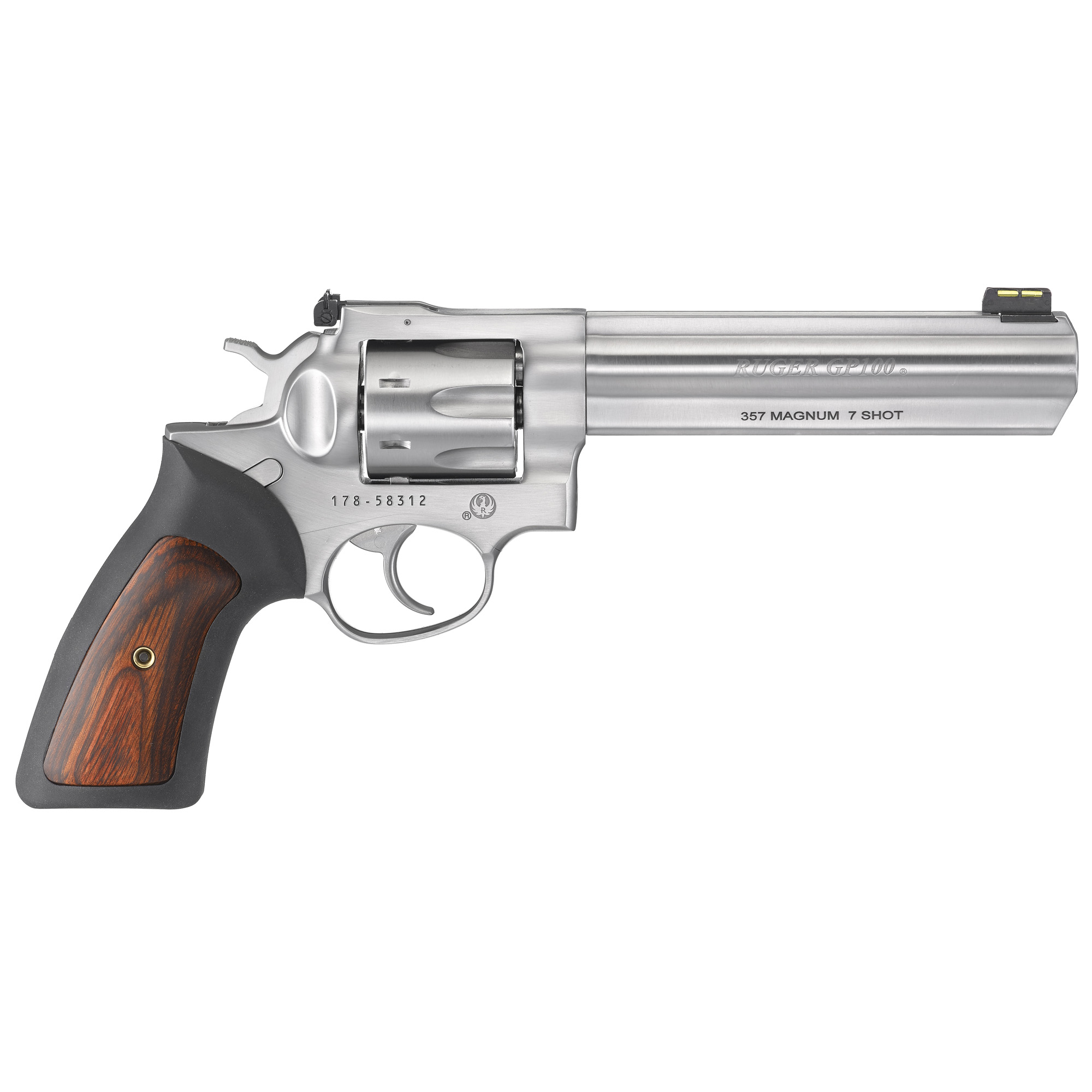 RUGER GP100 Double Action Revolver 357 Magnum Revolver 6" STN 7RD AS