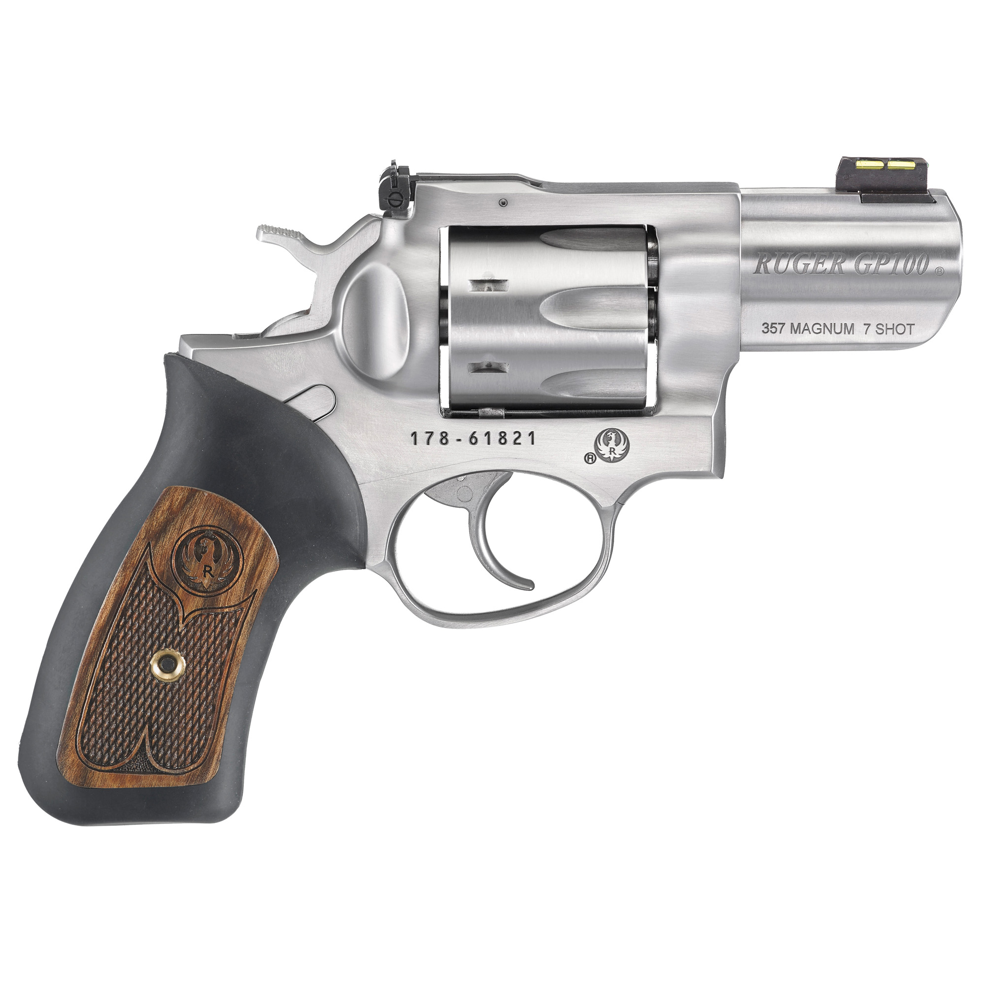 RUGER GP100 Double Action Revolver 357 Magnum Revolver 2.5" STN 7RD AS