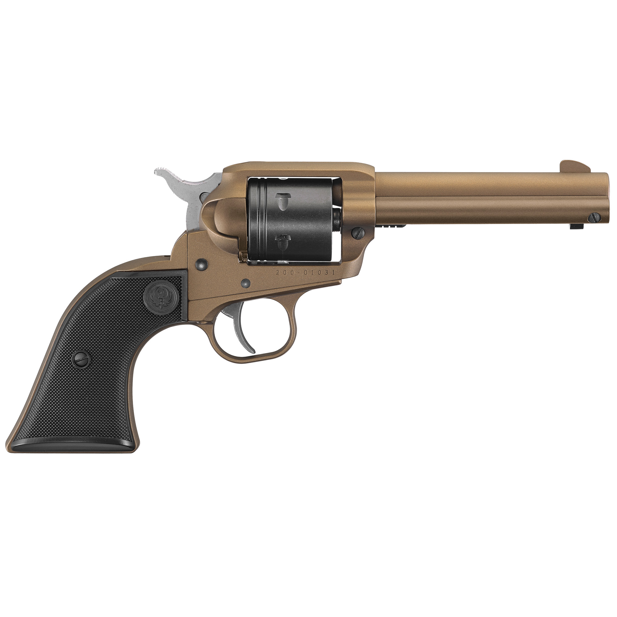 RUGER WRANGLER SINGLE ACTION REVOLVER 22LR 4.62" 6RD BRZ