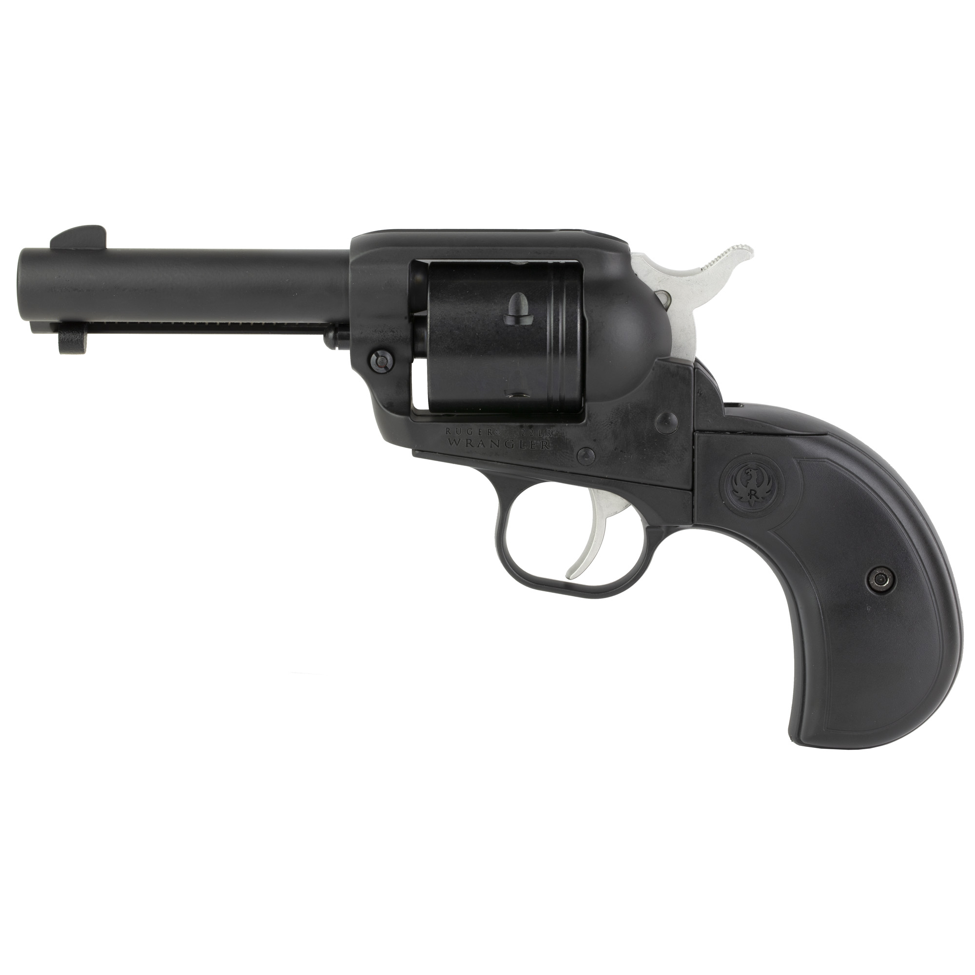RUGER WRANGLER SINGLE ACTION REVOLVER BH 22LR 3.75" 6RD BLK