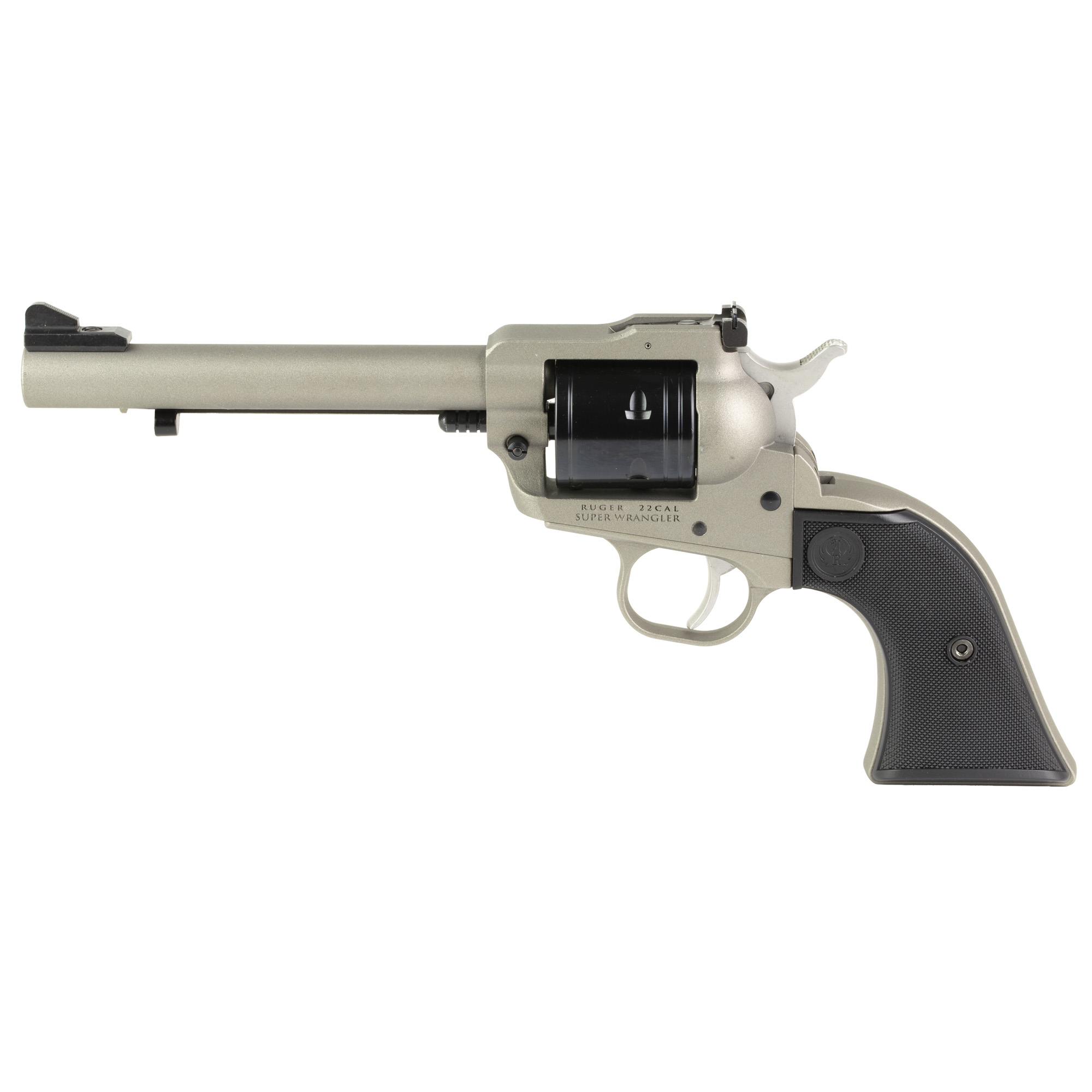RUGER SUPER WRANGLER SINGLE ACTION REVOLVER SINGLE ACTION REVOLVER 22LR 5.5" 6RD SLV