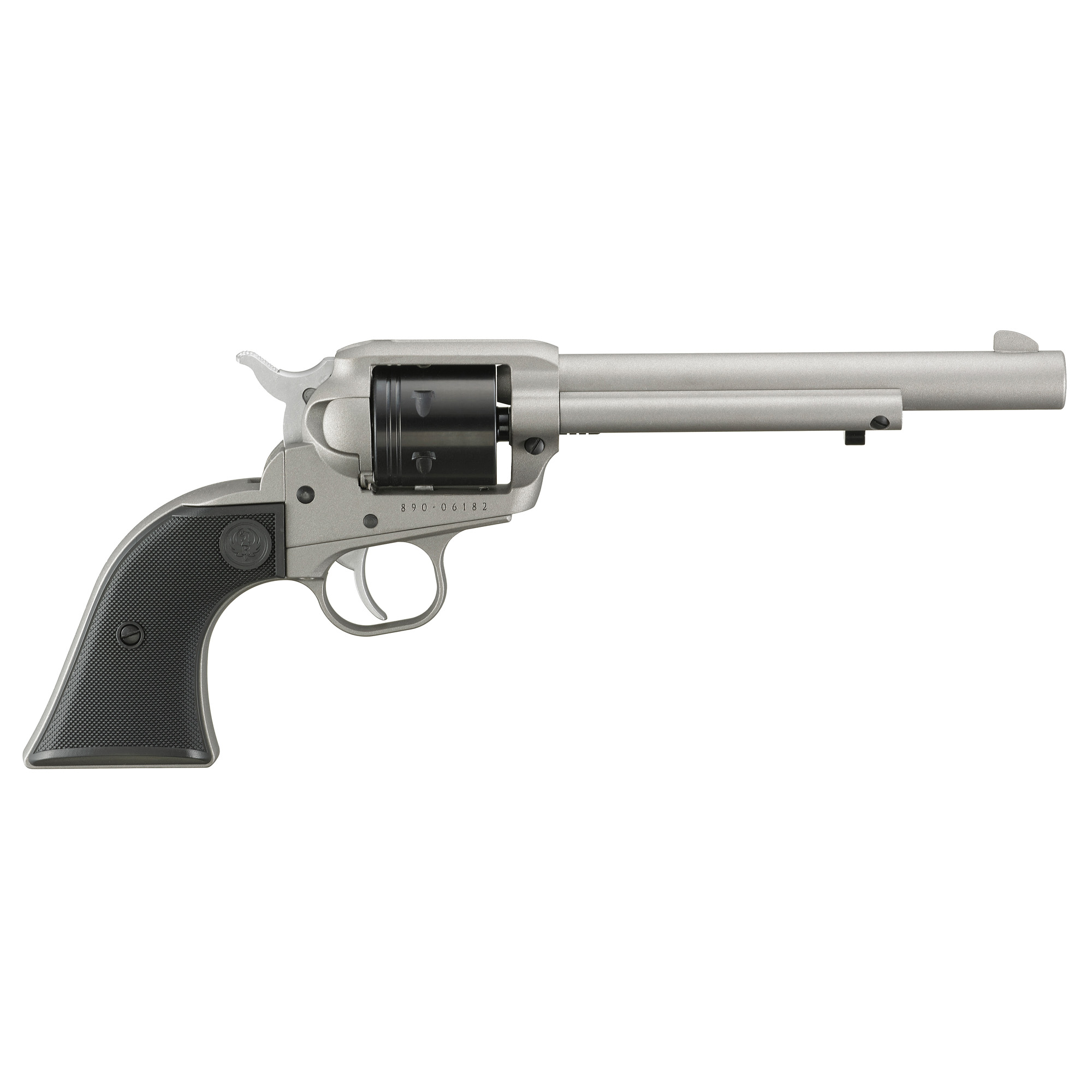 RUGER WRANGLER SINGLE ACTION REVOLVER 22LR 6.5" 6RD SILVER