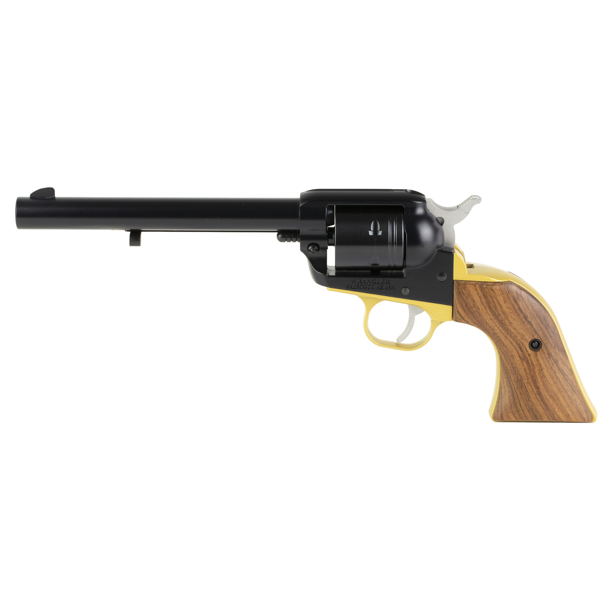 RUGER WRANGLER SINGLE ACTION REVOLVER 22LR 6.5" 6RD MDNT BL