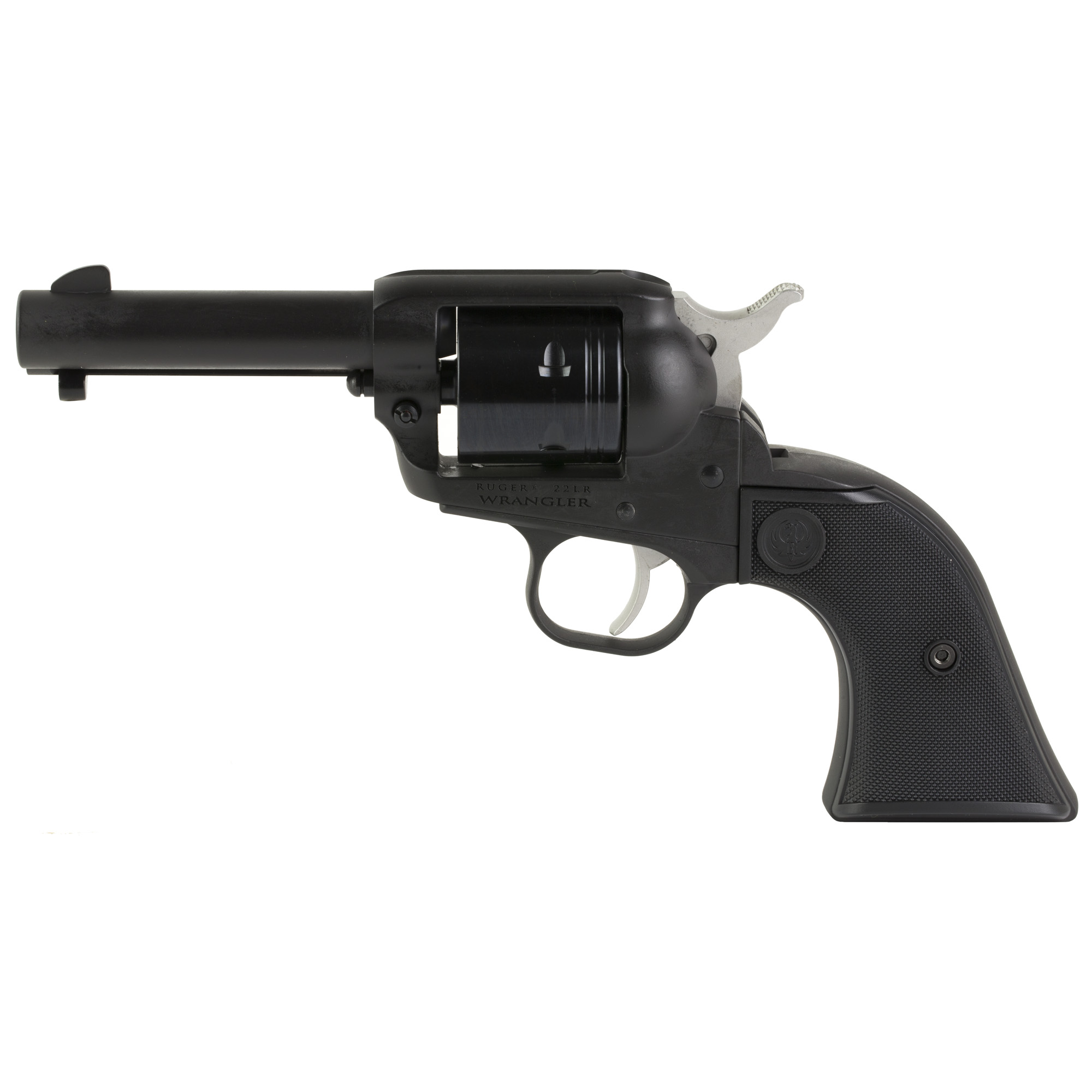 RUGER WRANGLER SINGLE ACTION REVOLVER 22LR 3.75 6RD BLK