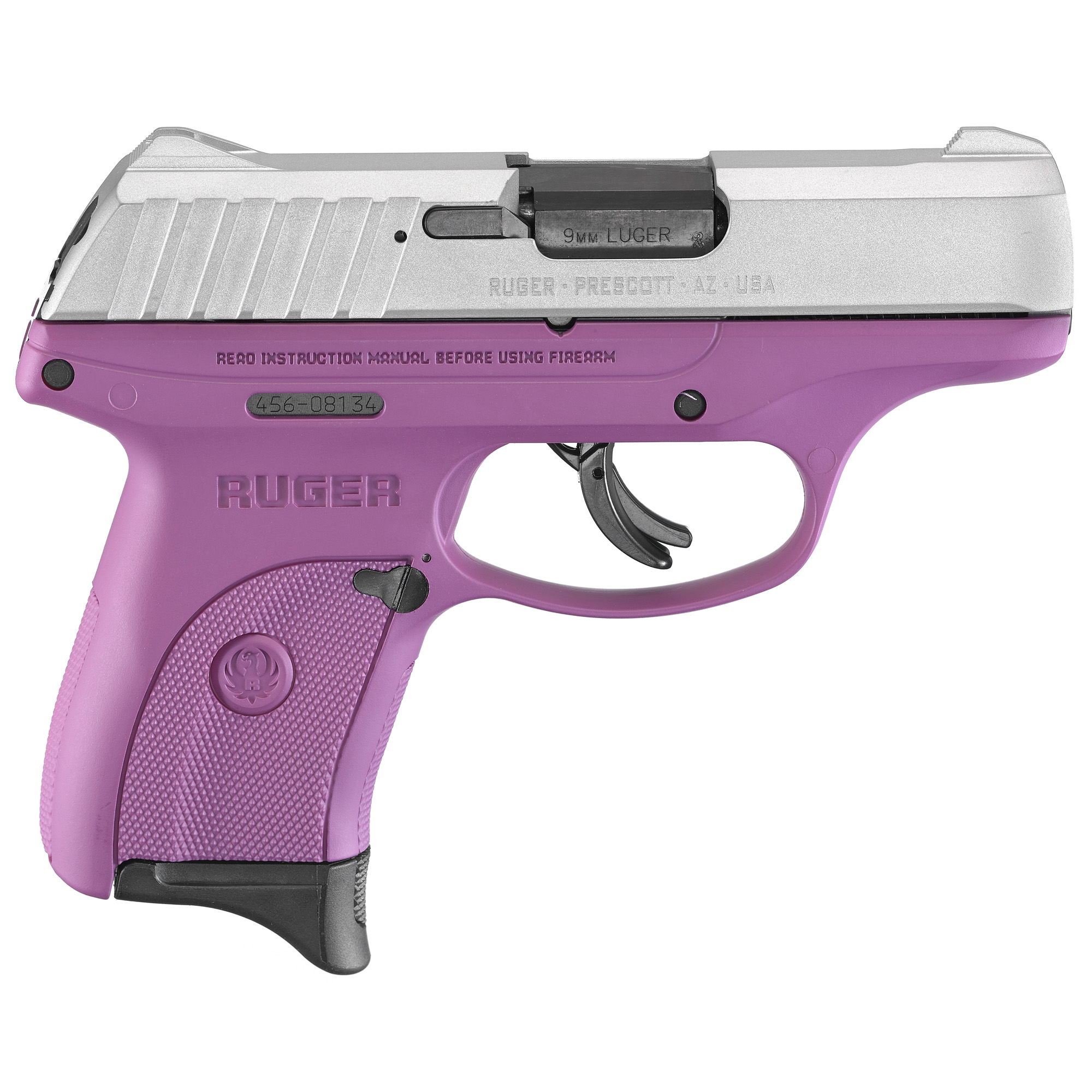 RUGER COMPACT POLYMER FRAME PISTOL EC9S 9MM 3.1" PURP 7RD