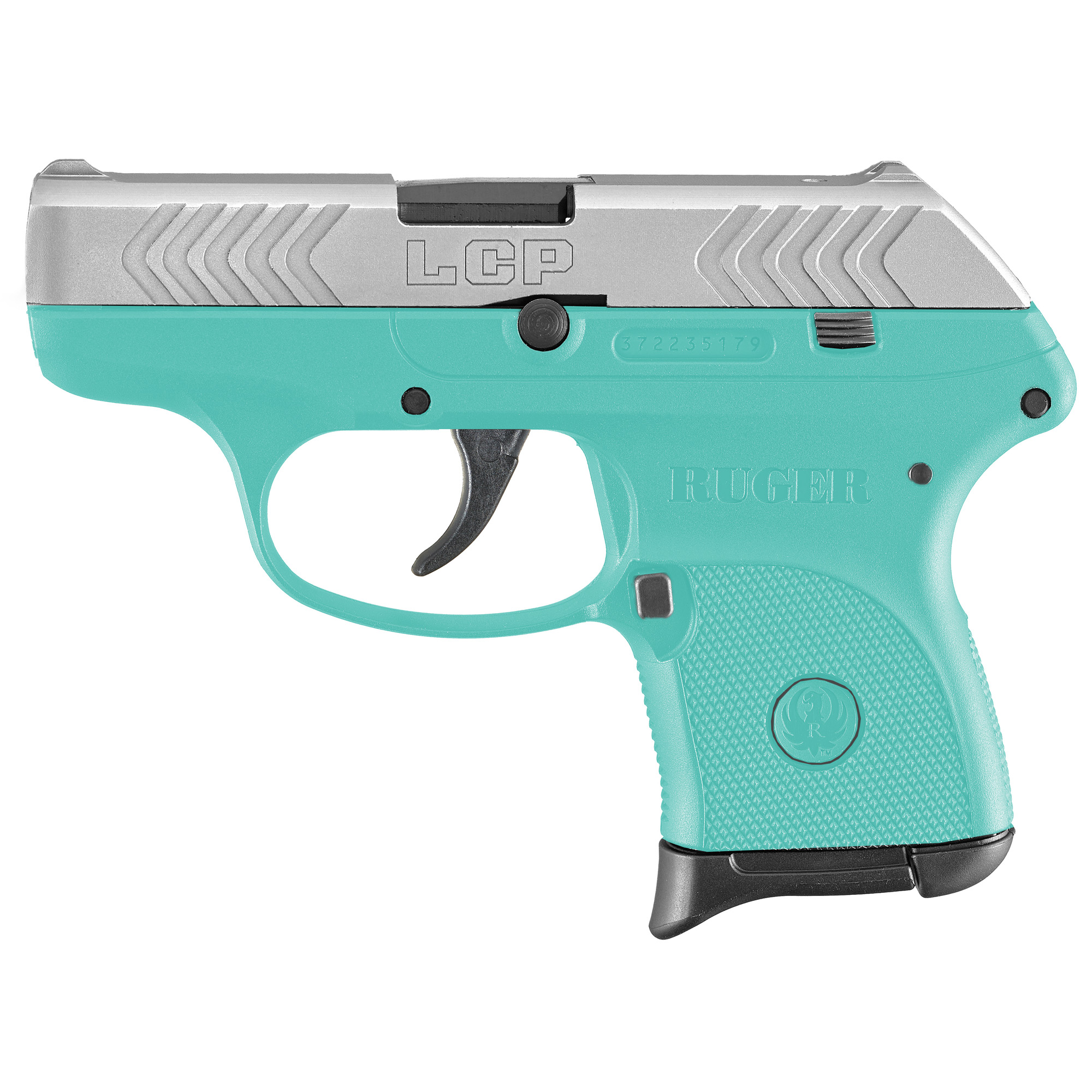 RUGER TALO Edition PISTOL LCP 380ACP 2.75" TURQ/NCKL 6RD