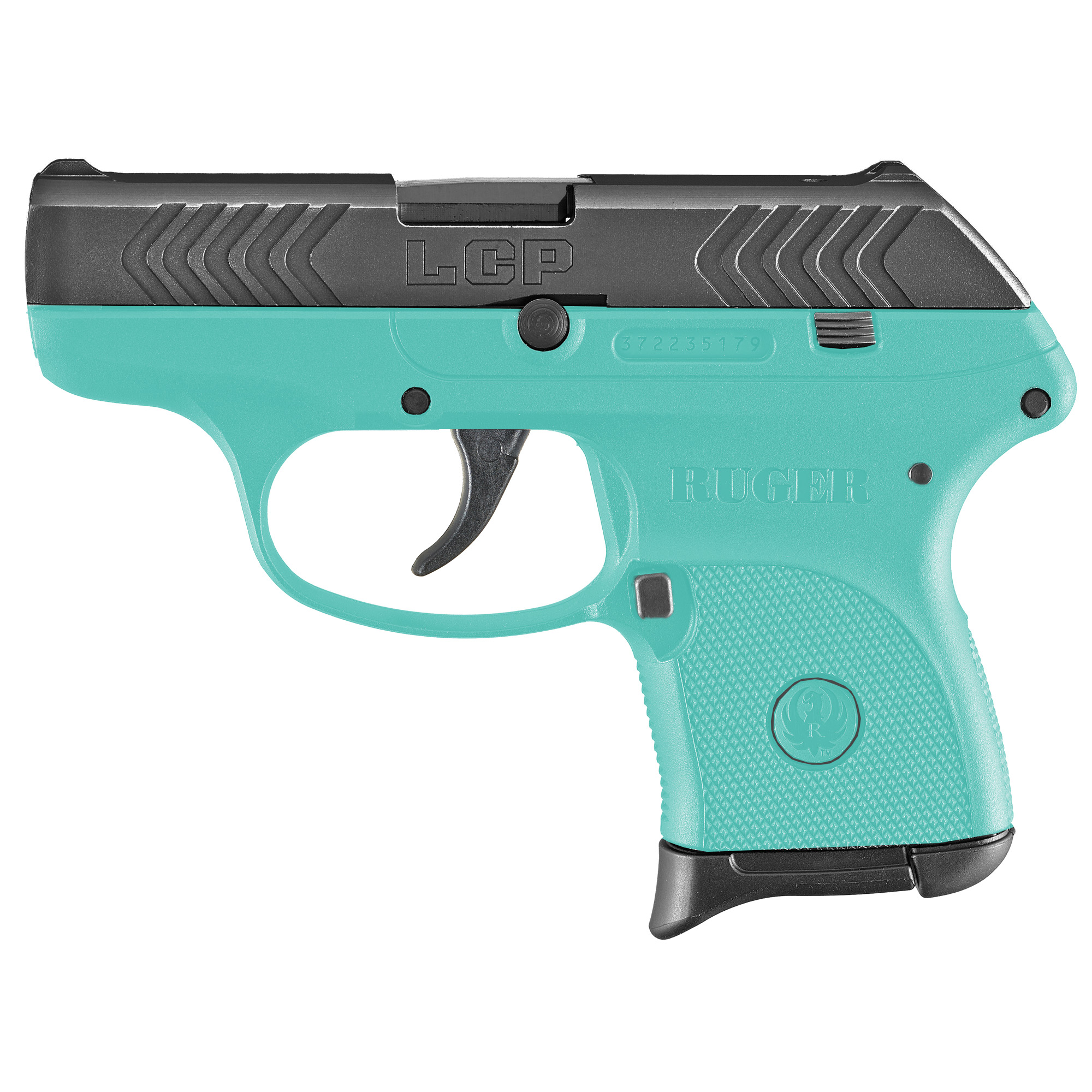 RUGER TALO Edition PISTOL LCP 380ACP 2.75" TURQ/BLK 6RD