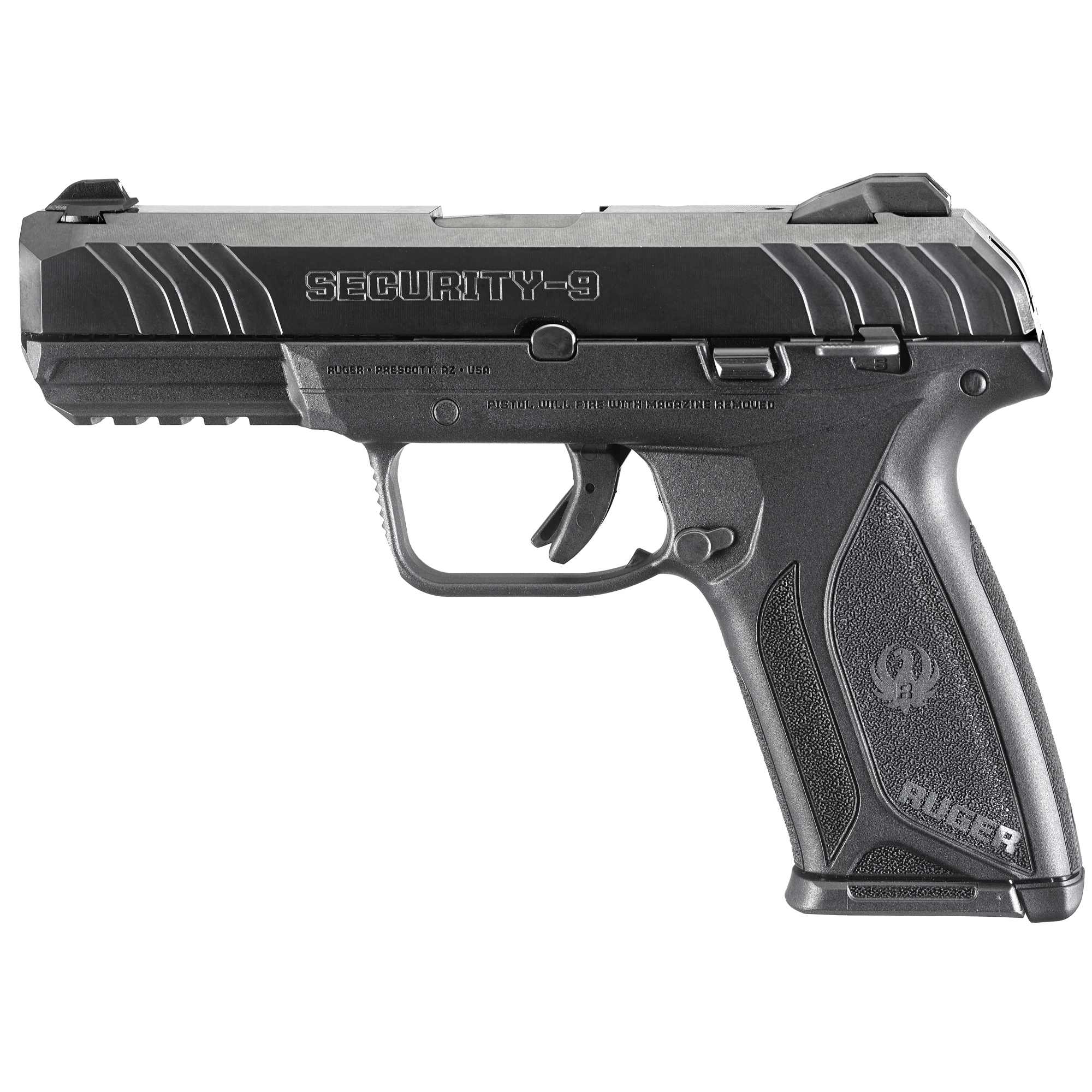 RUGER Security-9 9MM Full Size Pistol 4" BL 10RD 3-DOT