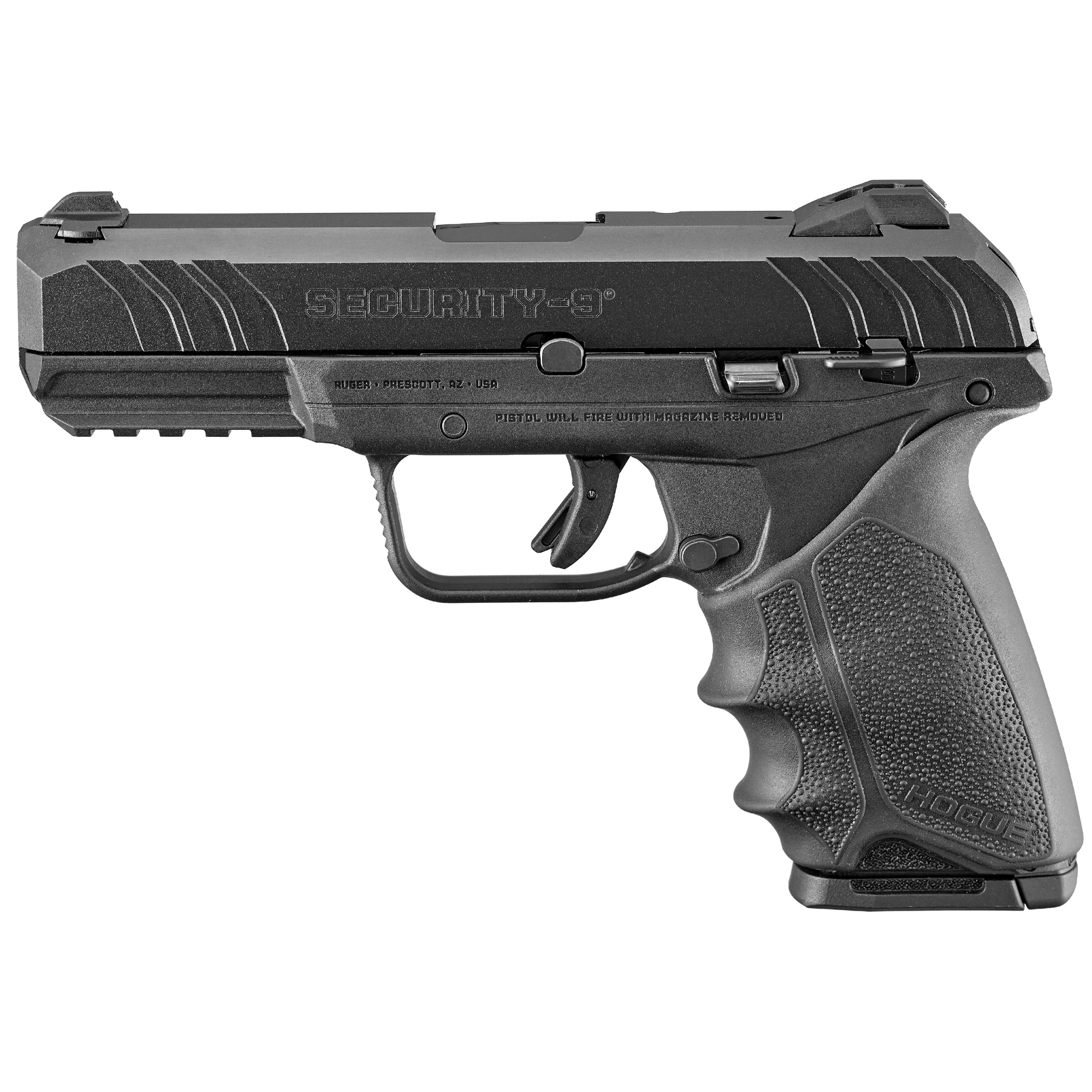 RUGER Security-9 9MM Full Size Pistol 4" BL 10RD 3-DOT
