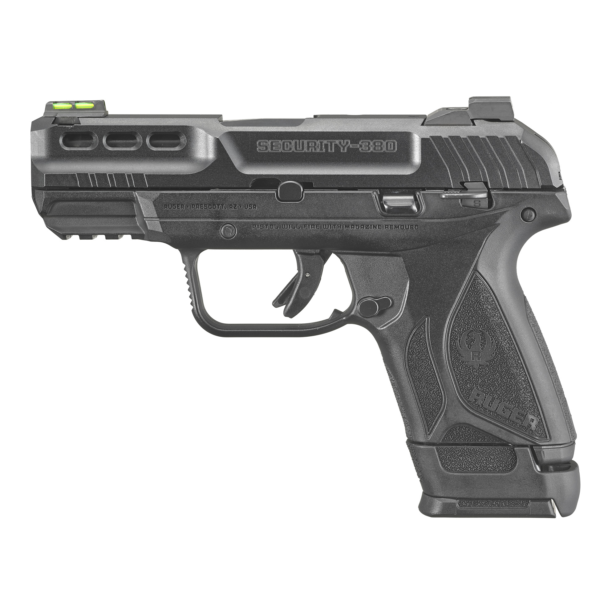 RUGER Security-380 Compact Pistol 380ACP 3.42" 15RD BLK