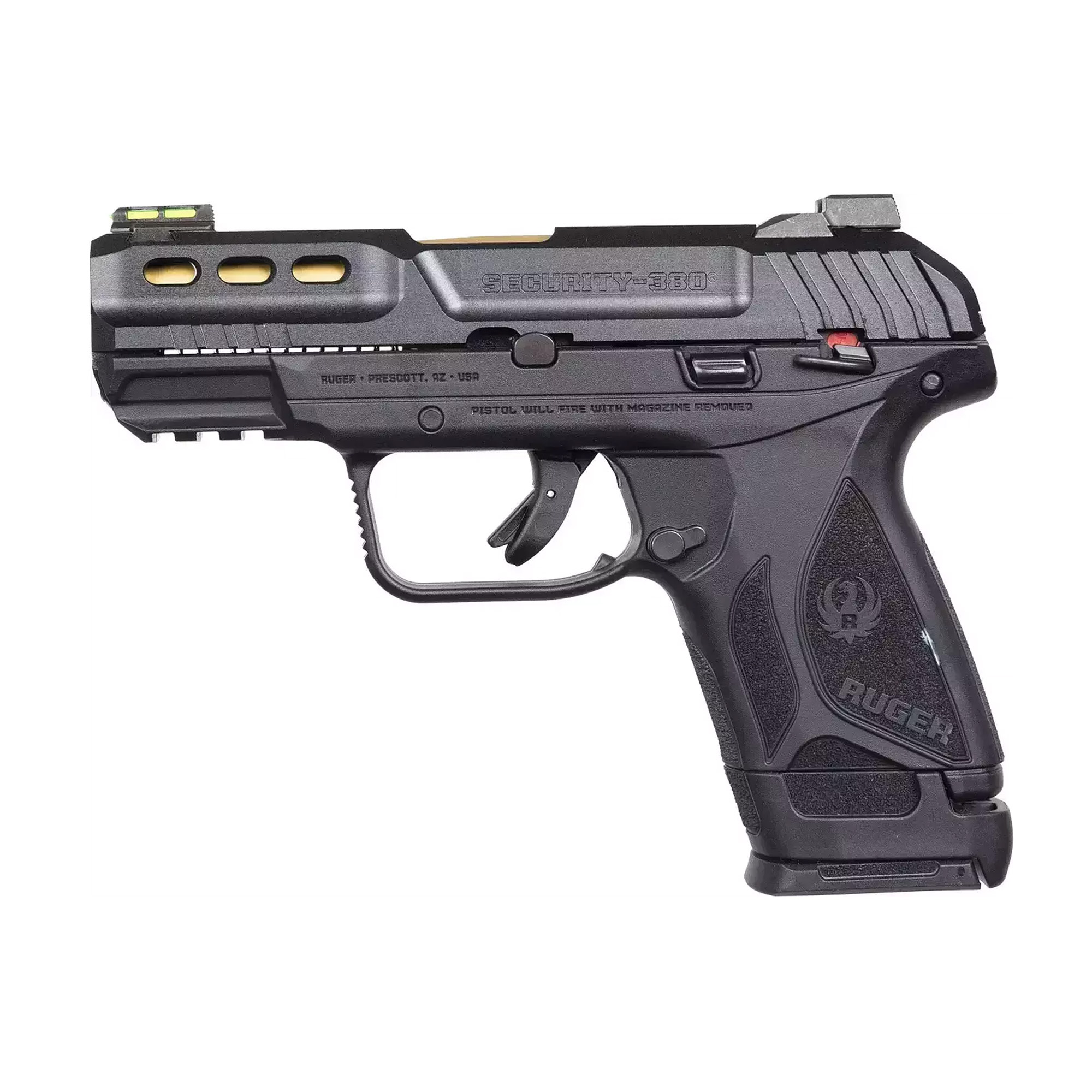 RUGER Security-380 Compact Pistol 380ACP 3.42" 15RD GLD