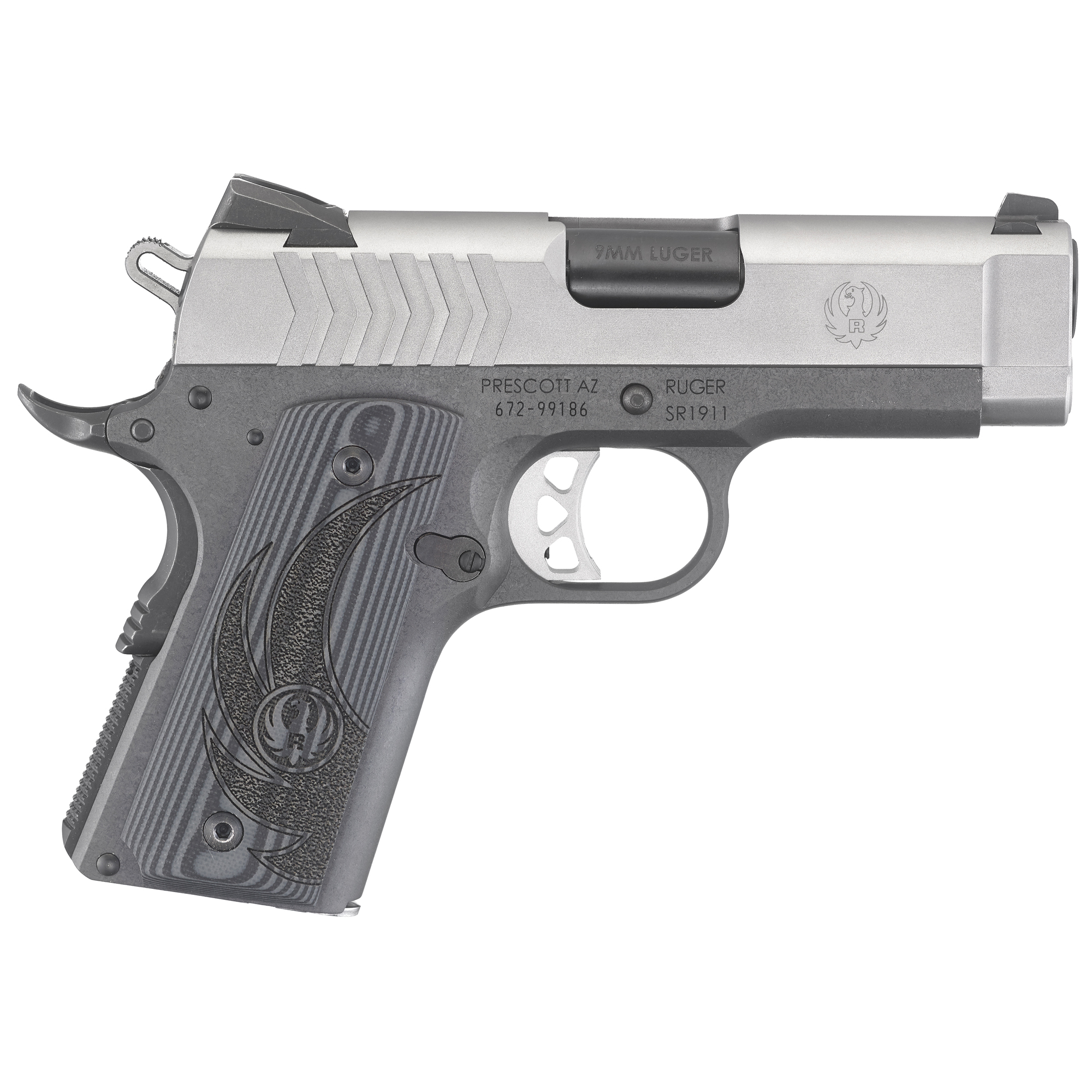 RUGER SR1911 Semi-Auto Pistol OFC 9MM 3.6" DT 8RD