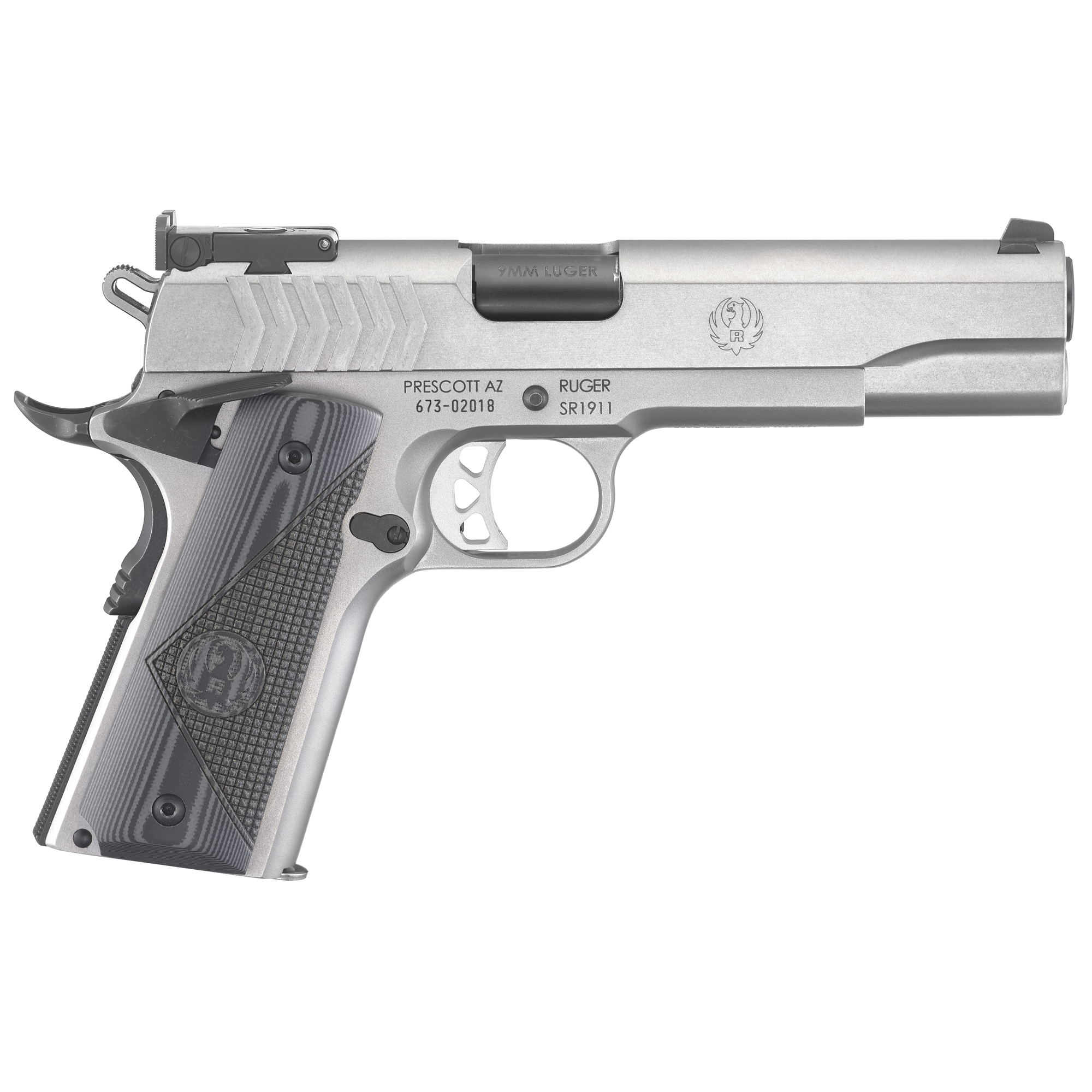 RUGER SR1911 Semi-Auto Pistol TGT 9MM 5" STS 9RD