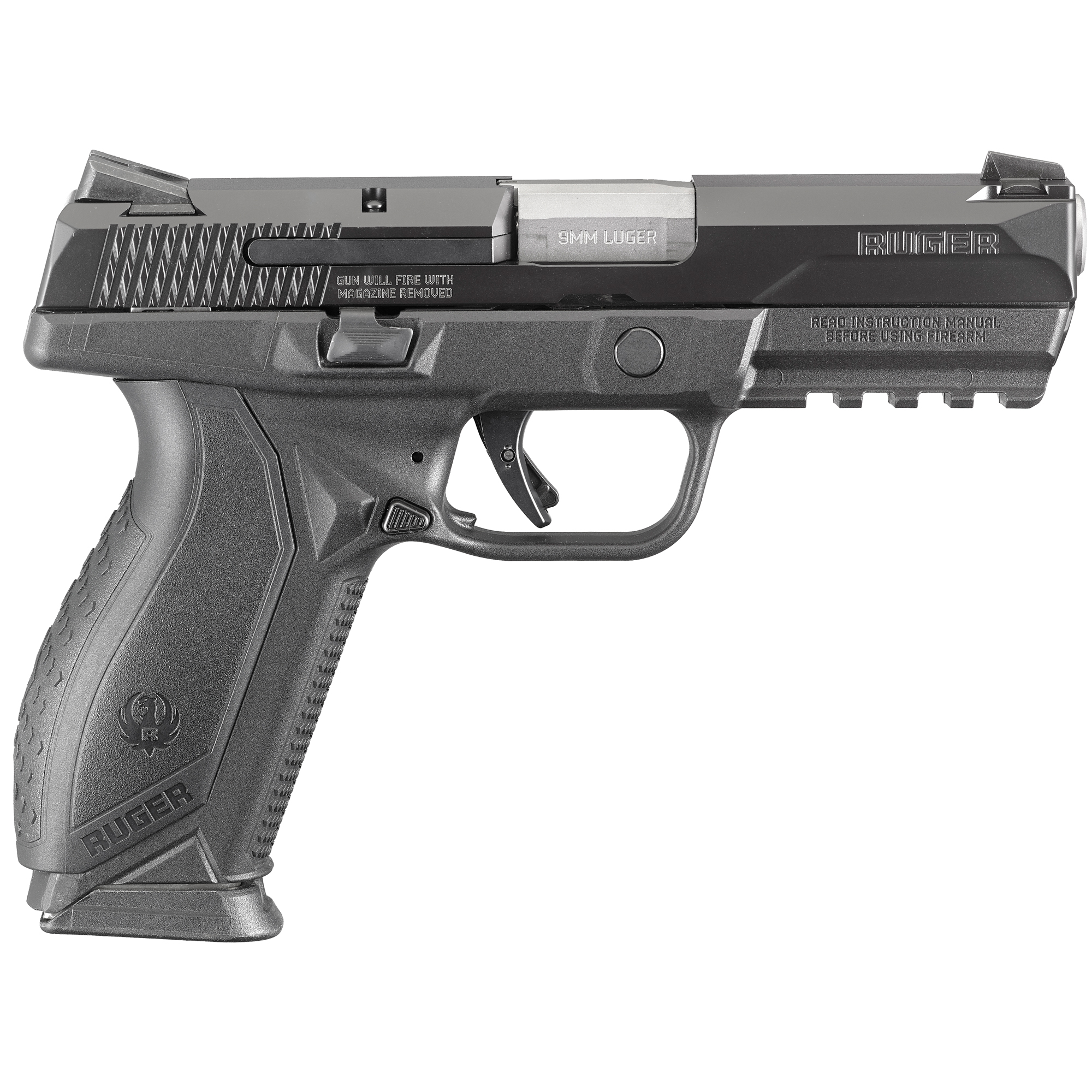 RUGER AMERICAN FULL SIZE PISTOL 9MM 4.2" 17RD BLK