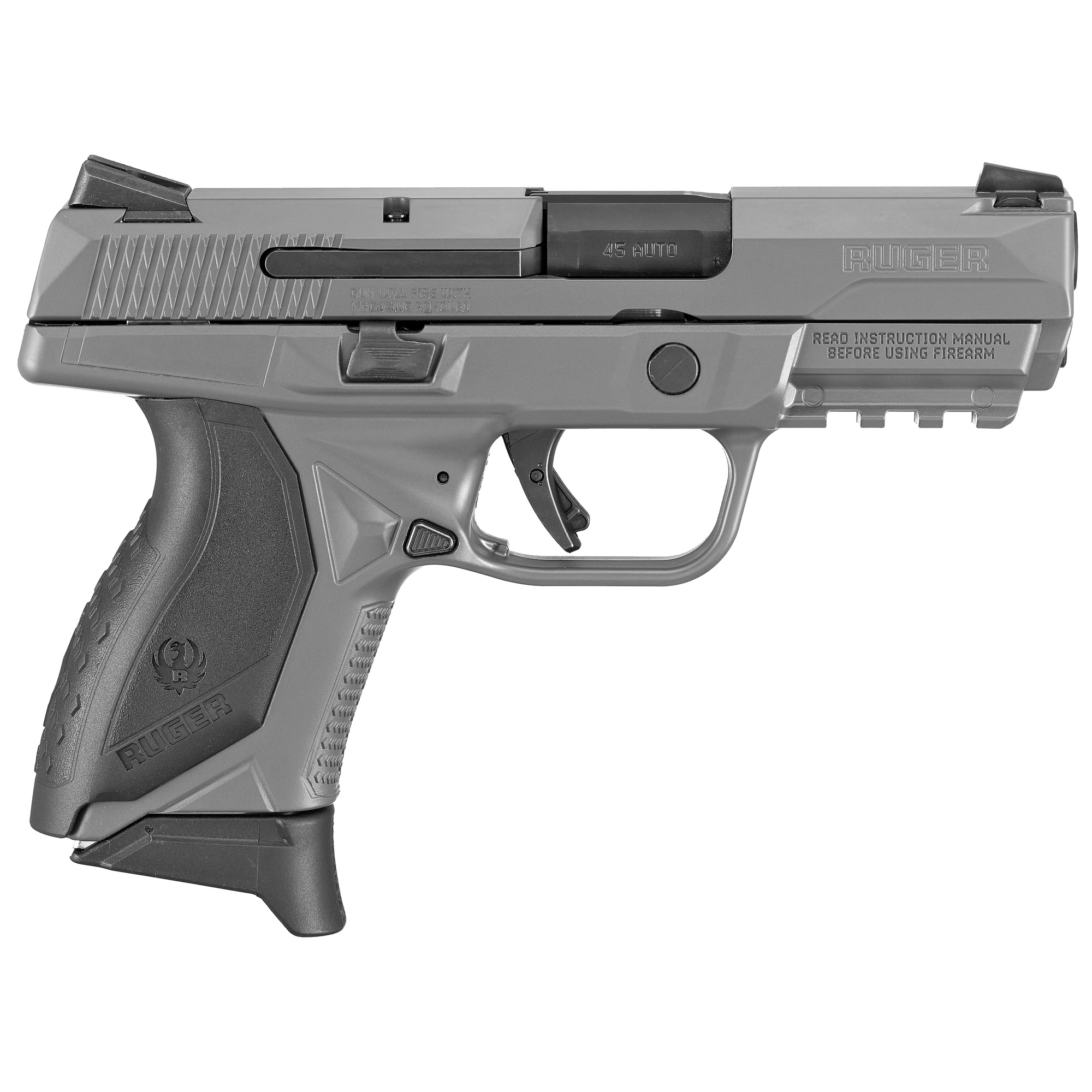 RUGER AMERICAN FULL SIZE PISTOL 45ACP 3.7" GRY 7RD
