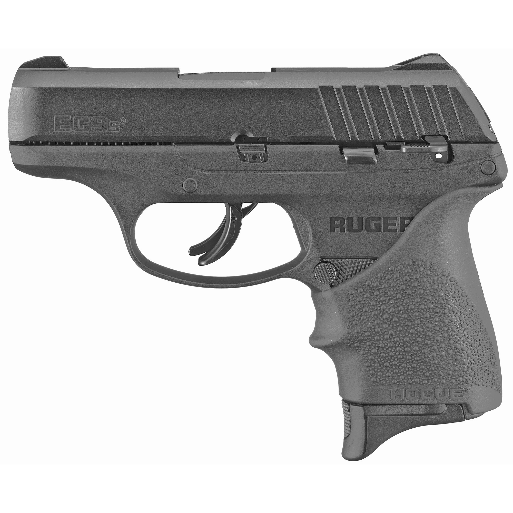 RUGER COMPACT POLYMER FRAME PISTOL EC9S 9MM 3.1" BLK 7RD HGE GRP