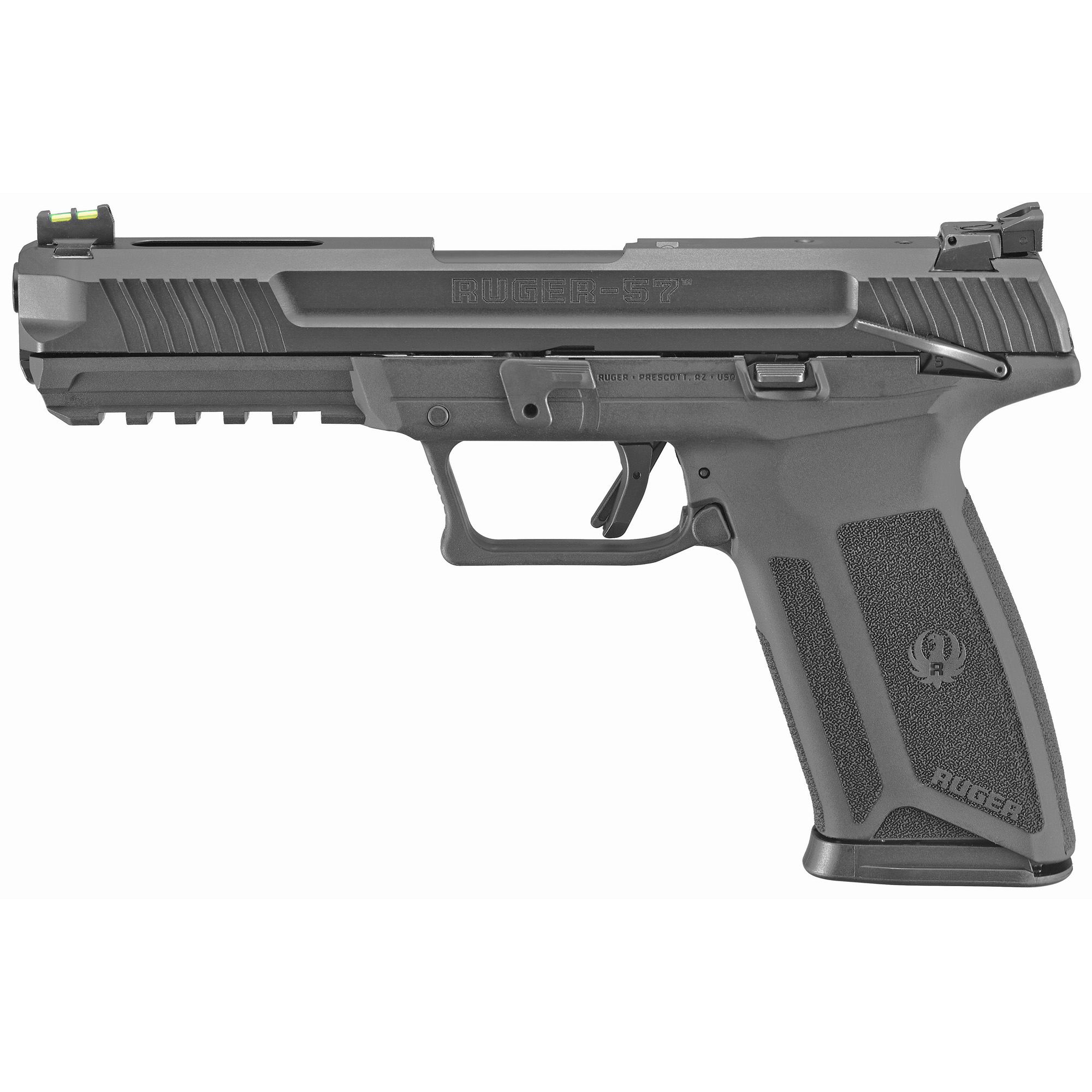 RUGER-57 Semi Auto Full size Pistol 5.7X28MM BLK 10RD 4.94" MTS