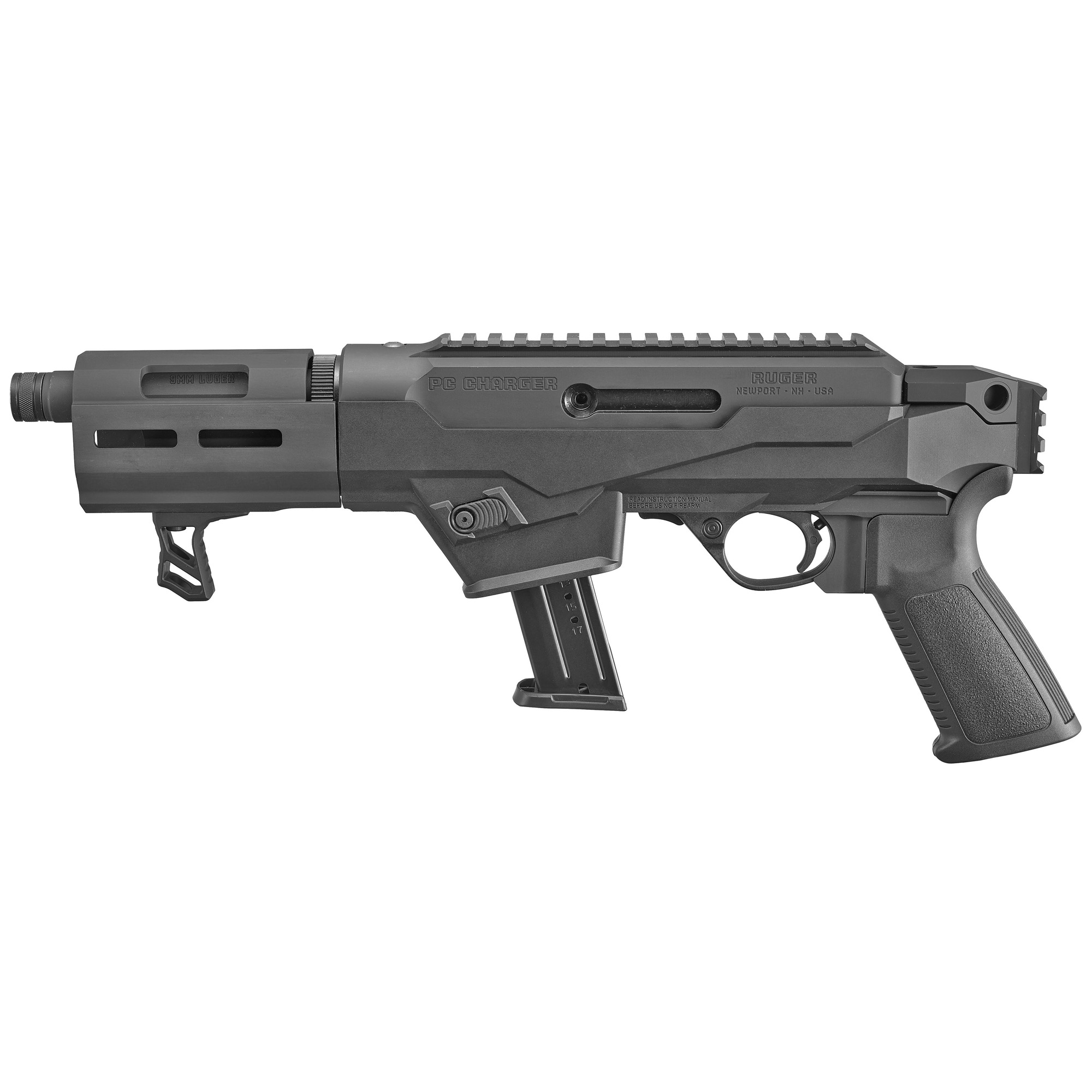 RUGER PC CHARGER 9MM 6.5" BLK 17RD