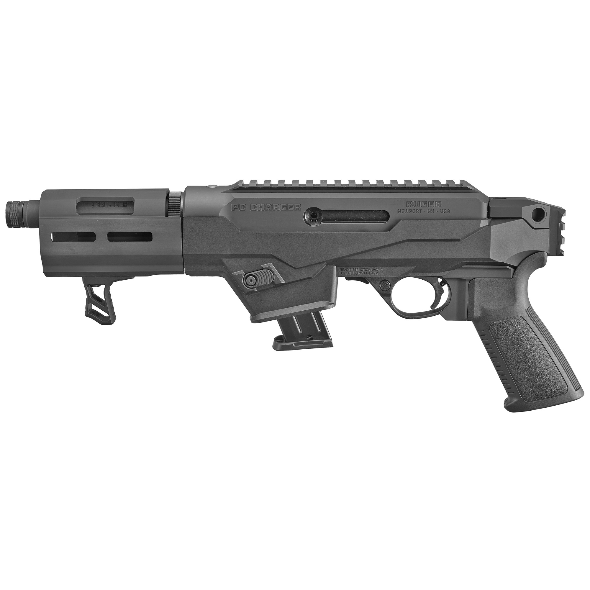 RUGER PC CHARGER 9MM 6.5" BLK 10RD