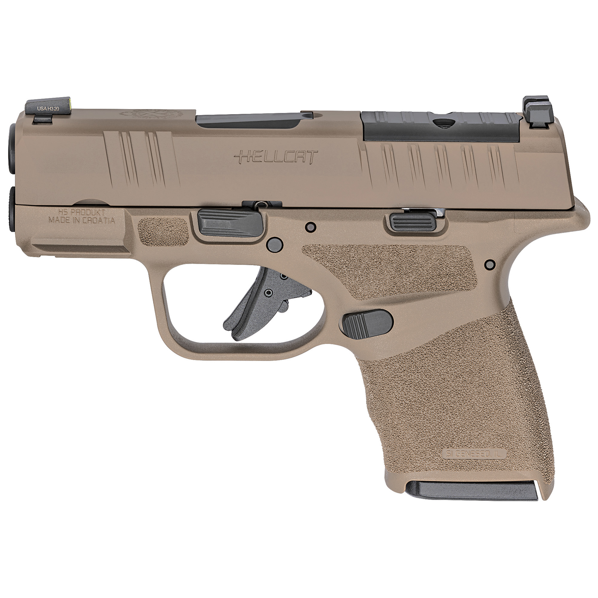 SPRINGFIELD HELLCAT OSP 9MM 3" FDE 13RD