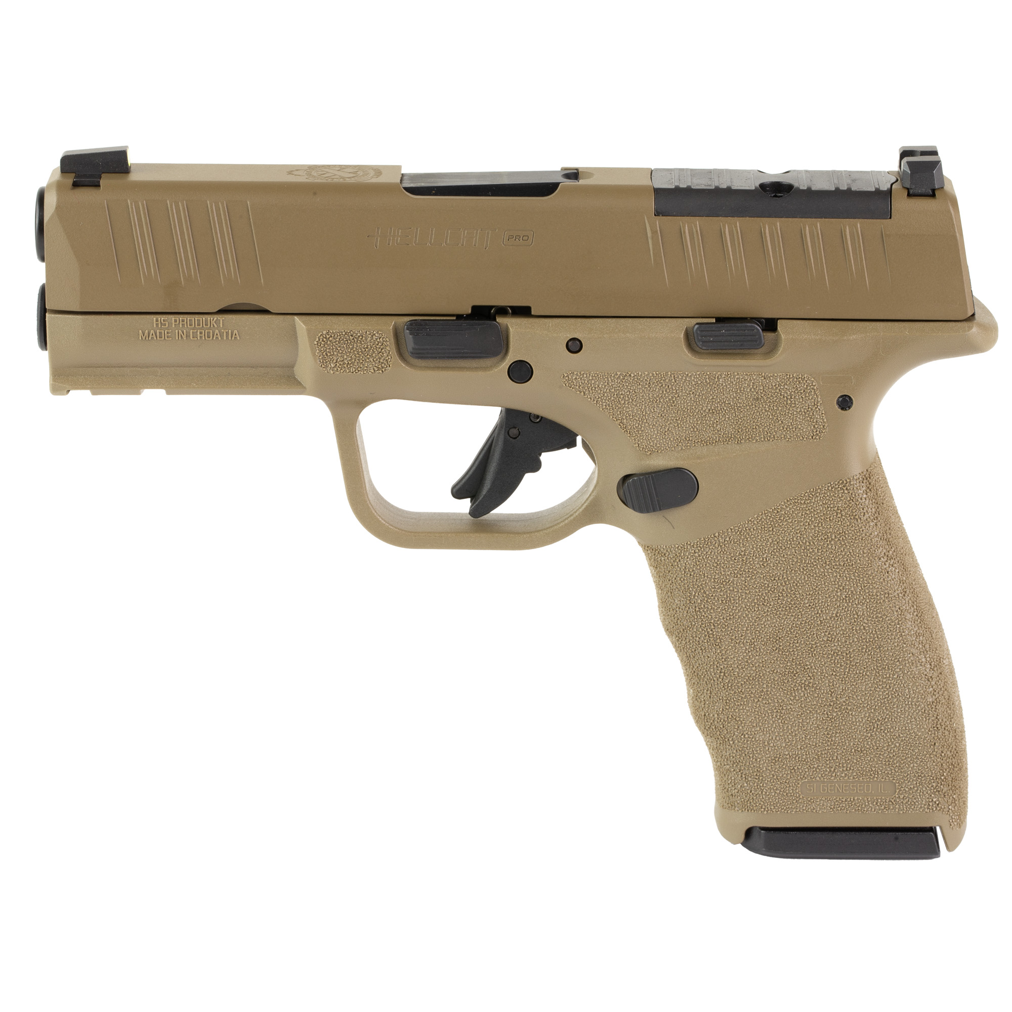 SPRINGFIELD HELLCAT PRO 9MM 3.7 17RD FDE
