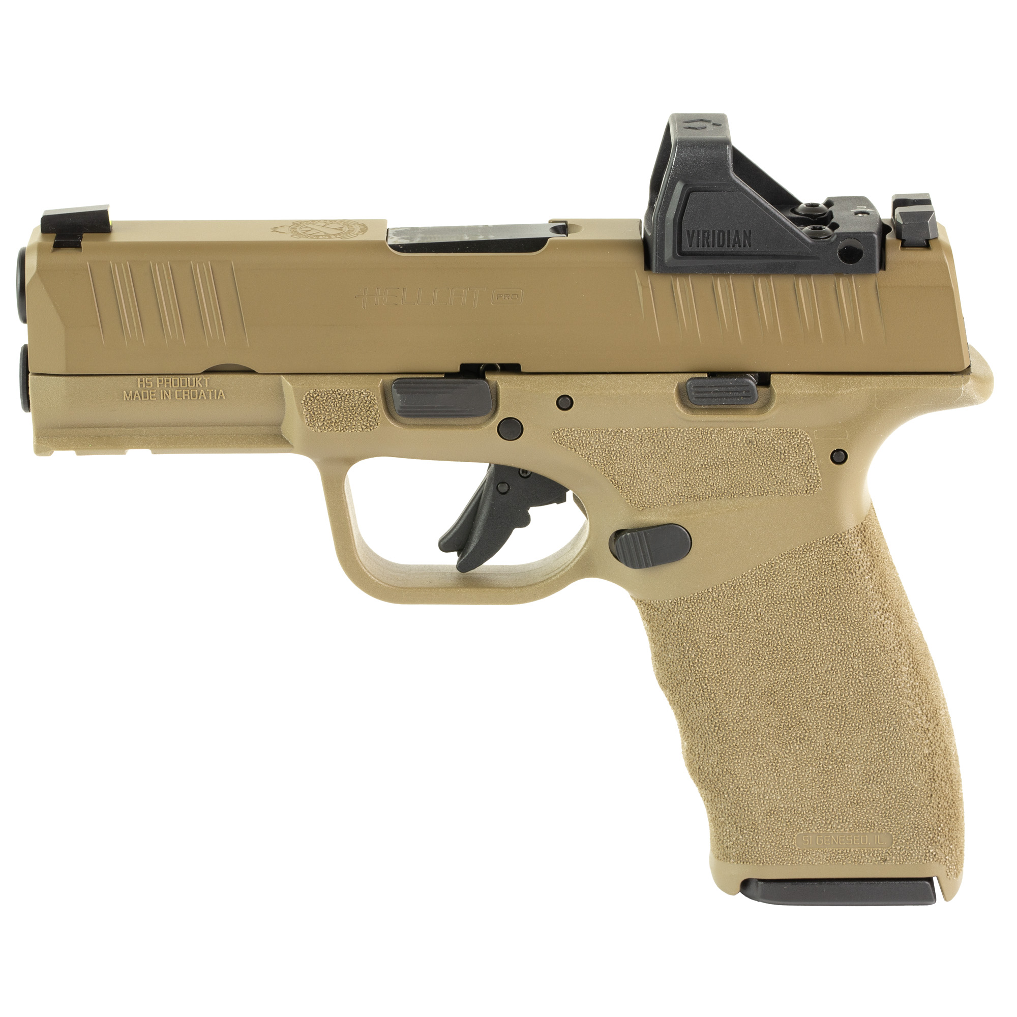 SPRINGFIELD HLLCT PRO 9MM 3.7" 10RD FDE