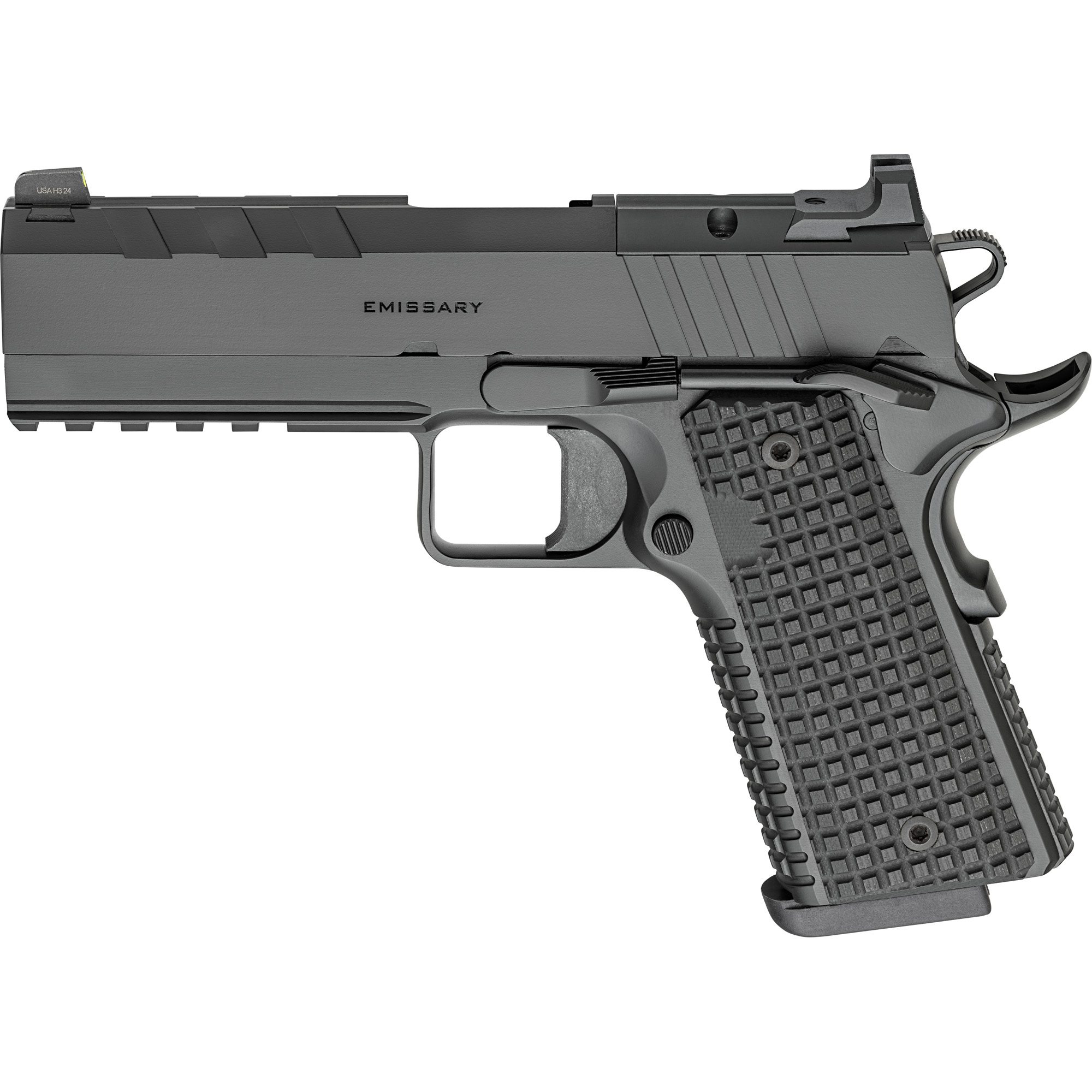 SPRINGFIELD 1911 COMMANDER SIZE PISTOL EMSRY 9MM AOS 4.25" 9RD BLK