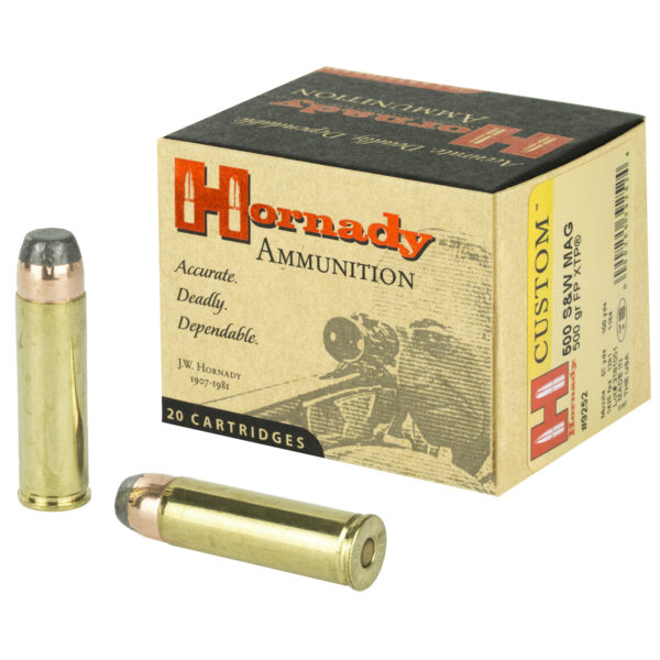 HORNADY CUSTOM 500 S&W 500 GRAIN XTP 20 ROUND BOX
