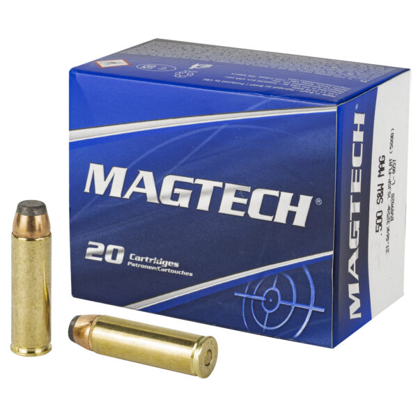MAGTECH SPORT SHOOTING 500 S&W 325 GRAIN SEMI JACKETED SOFT POINT 20 ROUND BOX