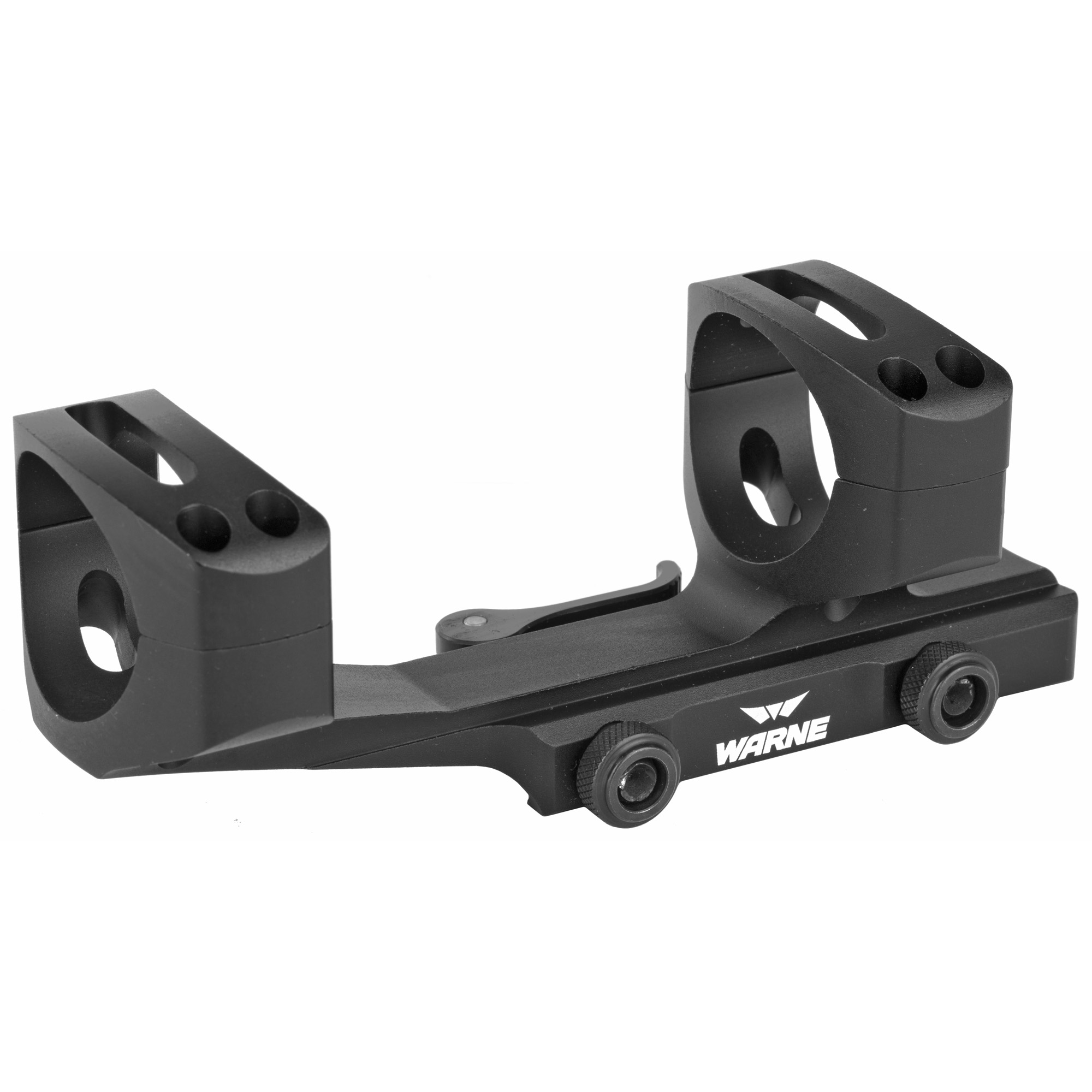 WARNE Quick Detach Cantilever Mount EXTND  Skeletonized 34MM BLK