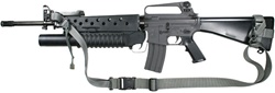 M-16 / AR-15 With Side Mount Front Swivel Raider II 2 Point Sling