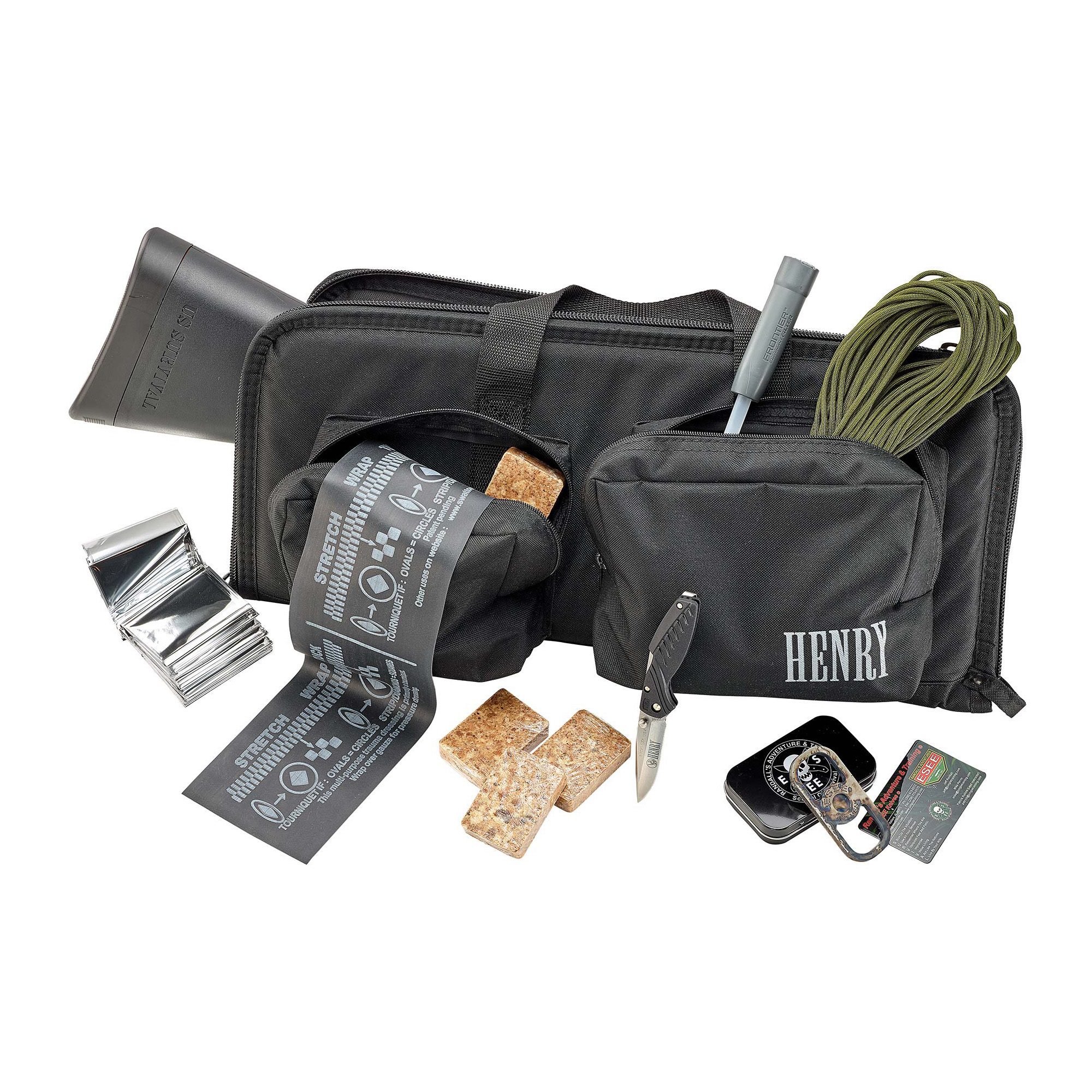 Henry Repeating Arms Semi Automatic Rifle US SURV 22LR BLK W/GEAR & BAG