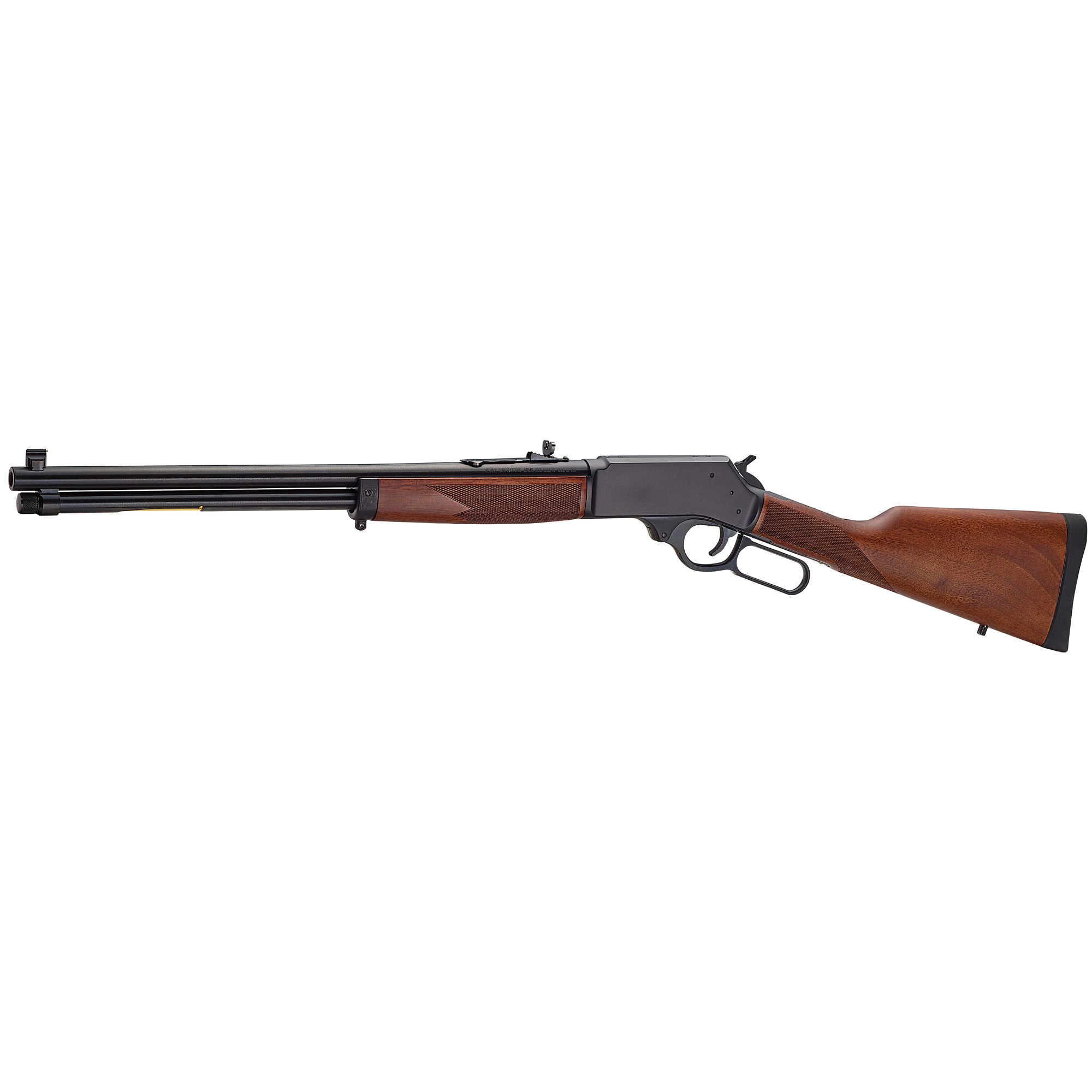 Henry Repeating Arms Lever Action Rifle STEEL 360HMR 20" 5RD BLK
