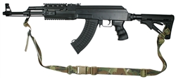 AK-47 With Magpul M-4 Type Stock Recon 2 Point Sling