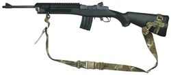Ruger Mini-14 / 30 With Amega Ranges Handguard And Sling Mount Recon 2 Point Sling