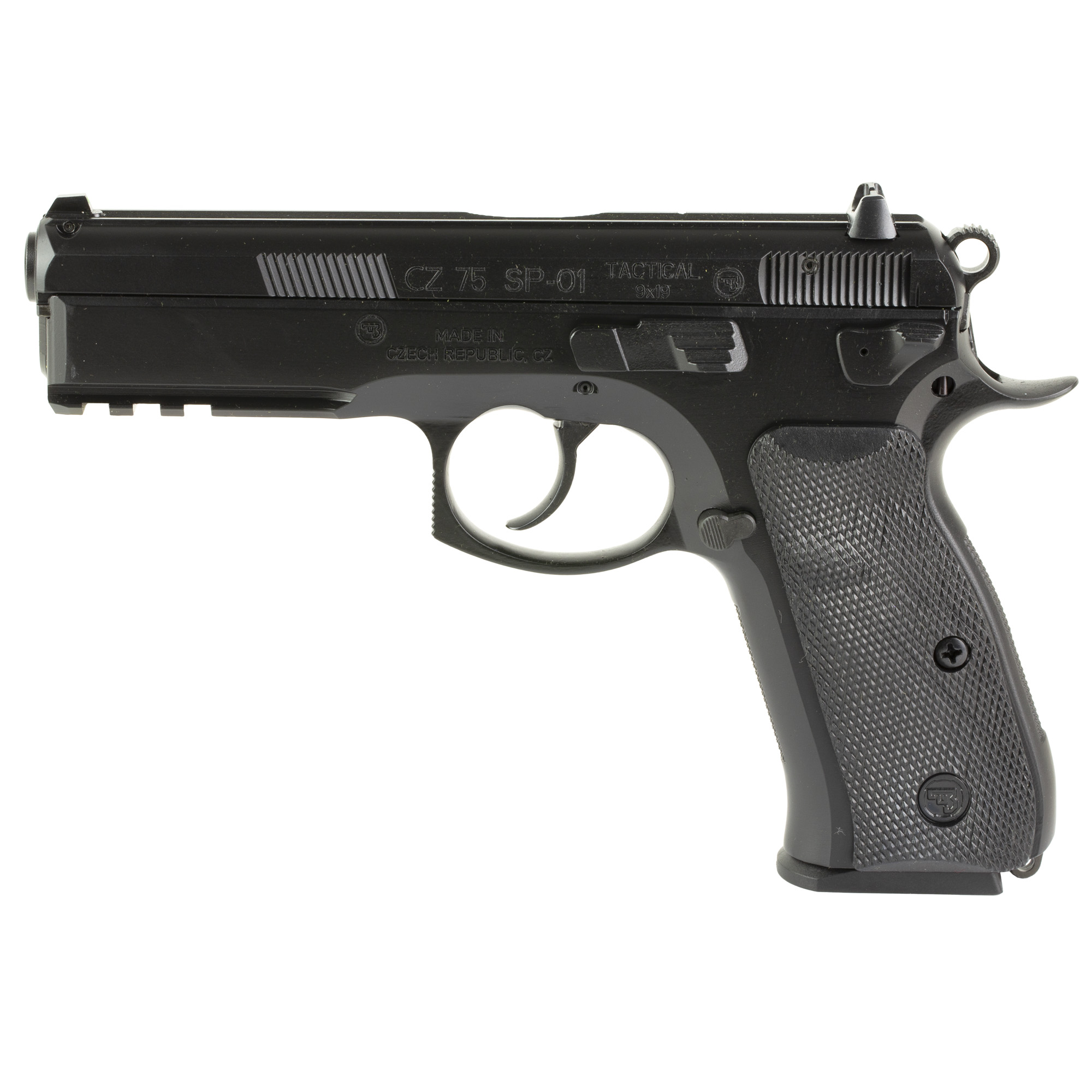 CZ 75 SP-01 TAC 9MM Full size Pistol 4.6" Black 10RD FO