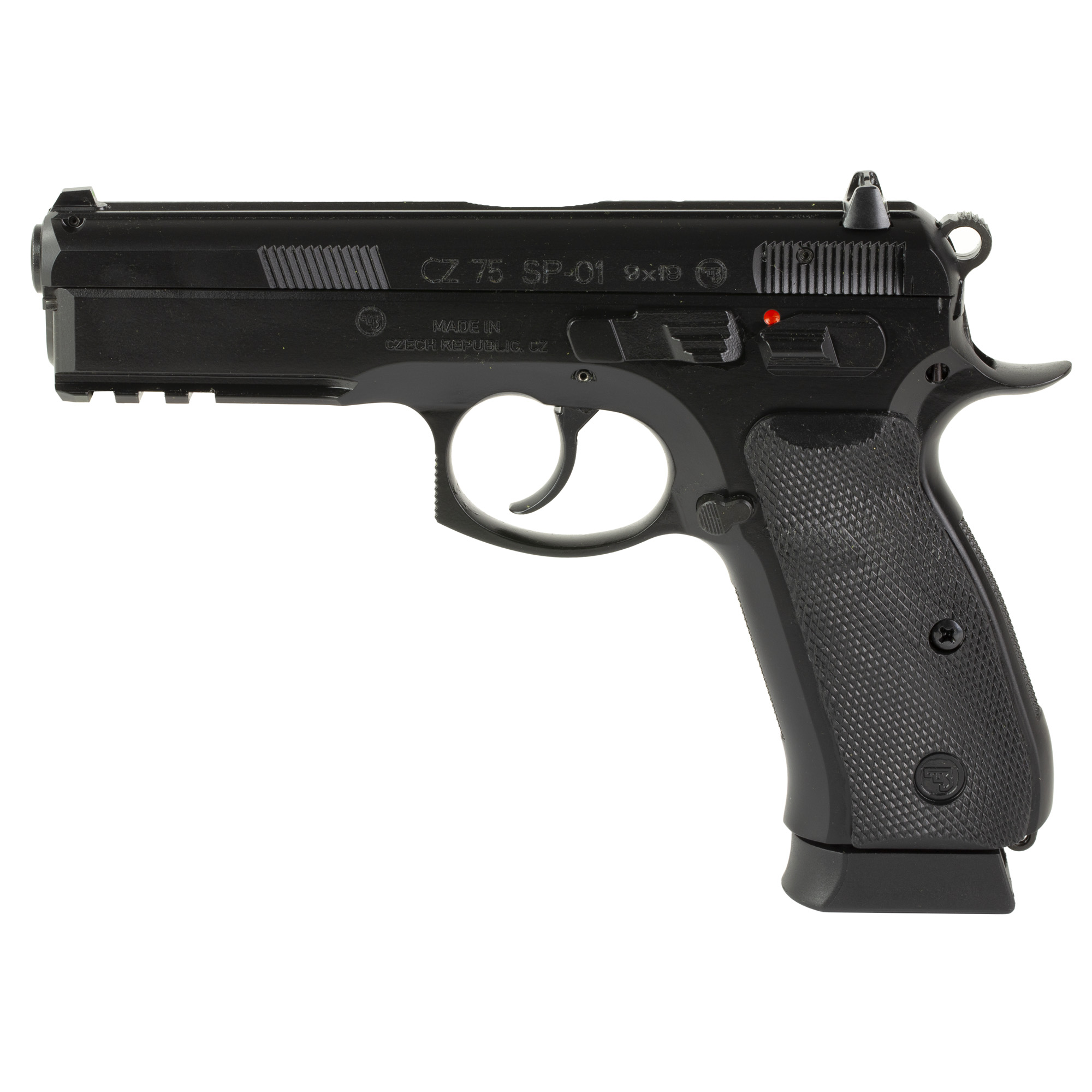 CZ 75 SP-01 9MM Full size Pistol 4.6" Black 19RD MS