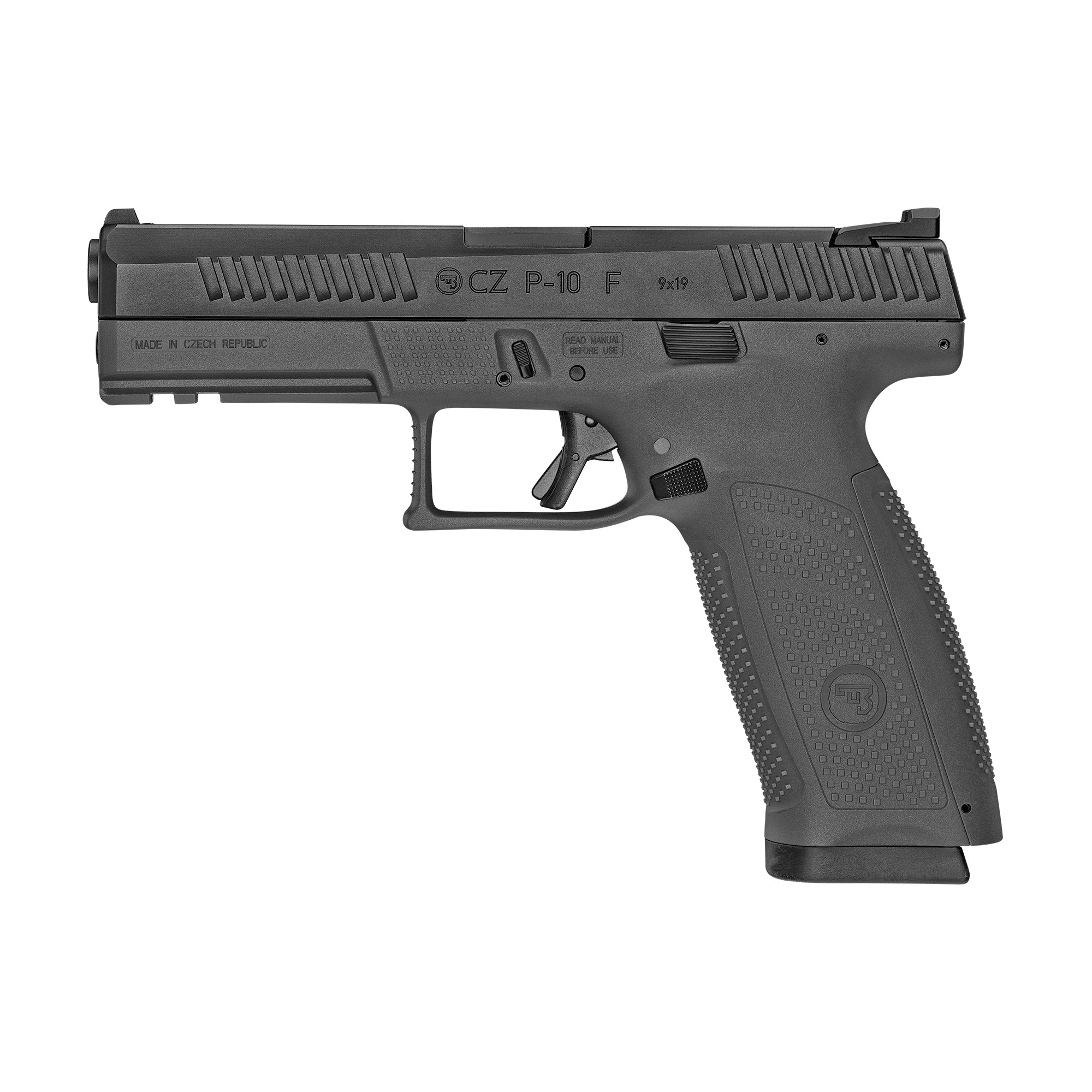 CZ P-10F 9MM Full size Pistol 4.5" Black 19RD