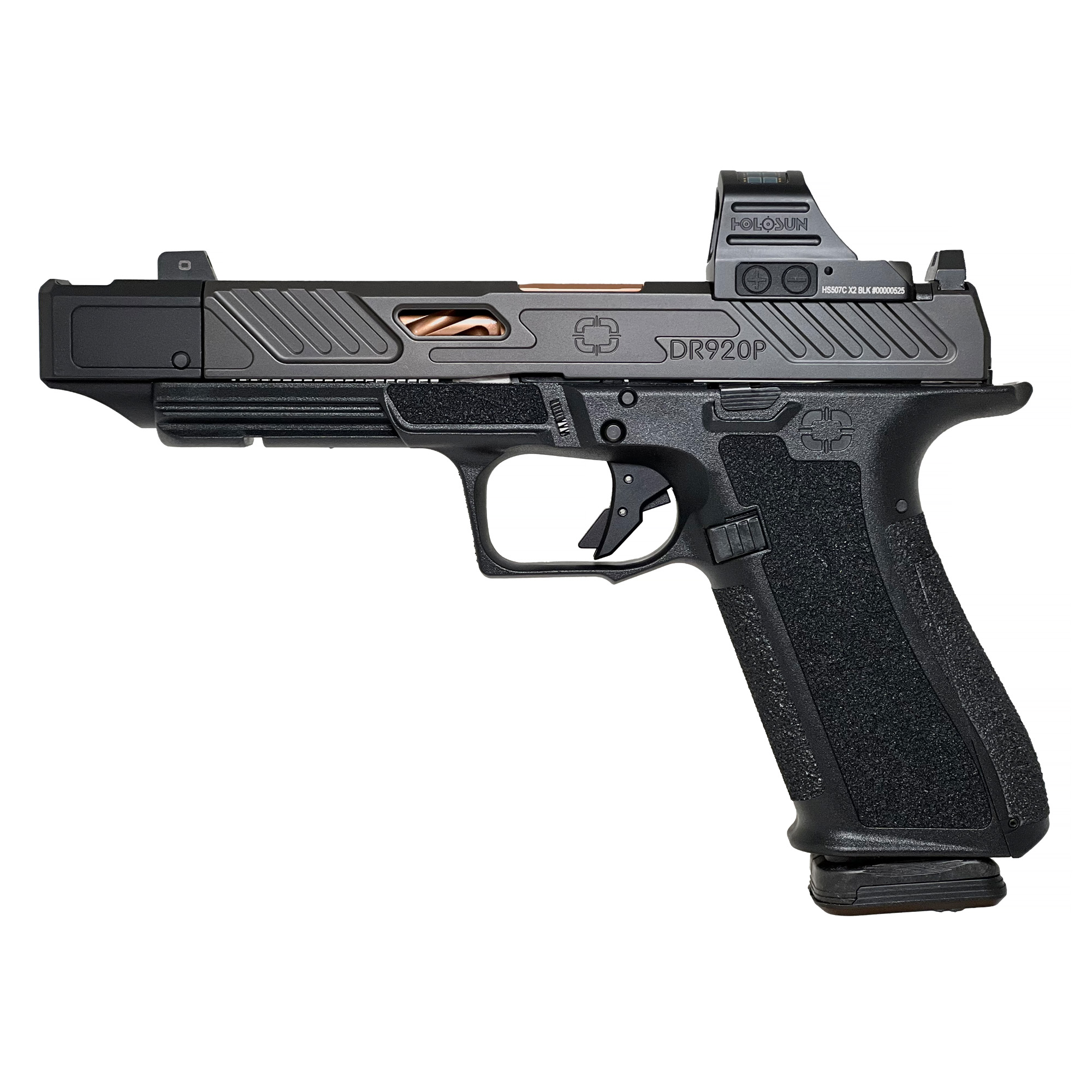 Shadow Systems Elite DR920P 9MM full size Semi-Auto Pistol 4.8 CMP 507C BLK