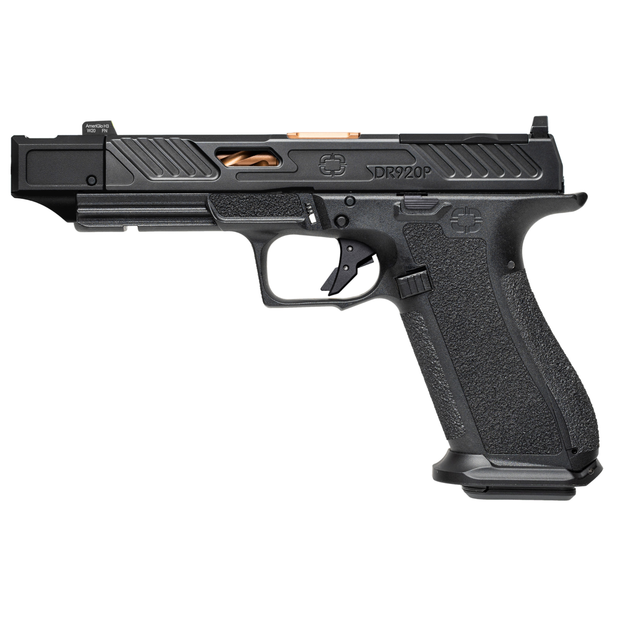 Shadow Systems DR920 Elite 9MM full size Semi-Auto Pistol 4.48" BRZ BBL CMP California Compliant