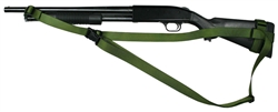 Mossberg 500 / Maverick 88 With Hogue 12" LOP Stock CQB 3 Point Sling Front Sling Mount Included
