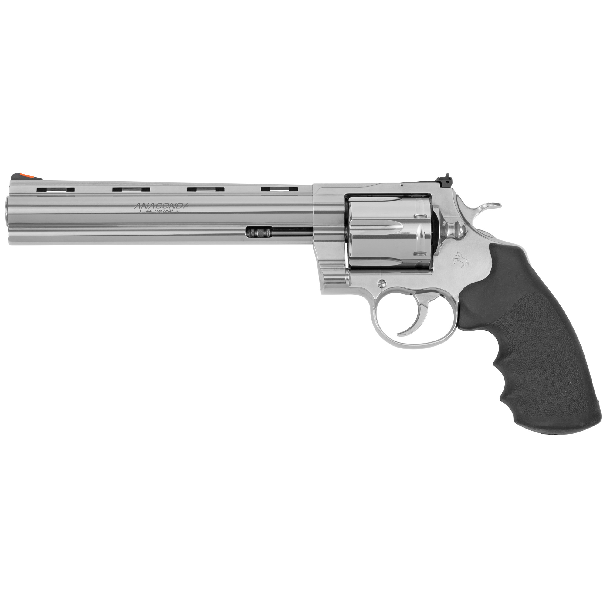 Colt Anaconda Revolver 44 Magnum 8" Barrel Semi-Bright Stainless Finish Hogue Grip 6 RD