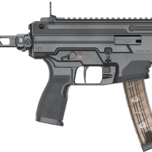 SPRINGFIELD KUNA 9MM PISTOL-CARBINE WITH 6” THREADED BARREL STRIKE INDUSTRIES FSA- FIRSTLINE FOLDING STOCK FLIP UP SIGHTS 2 MAGAZINES 30 ROUNDS