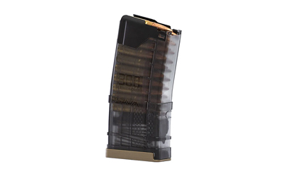 Lancer Systems Magazine L5AWM GEN 2 300 Blackout 20 Rounds Fits AR Rifle Steel/Polymer Hybrid Translucent Smoke