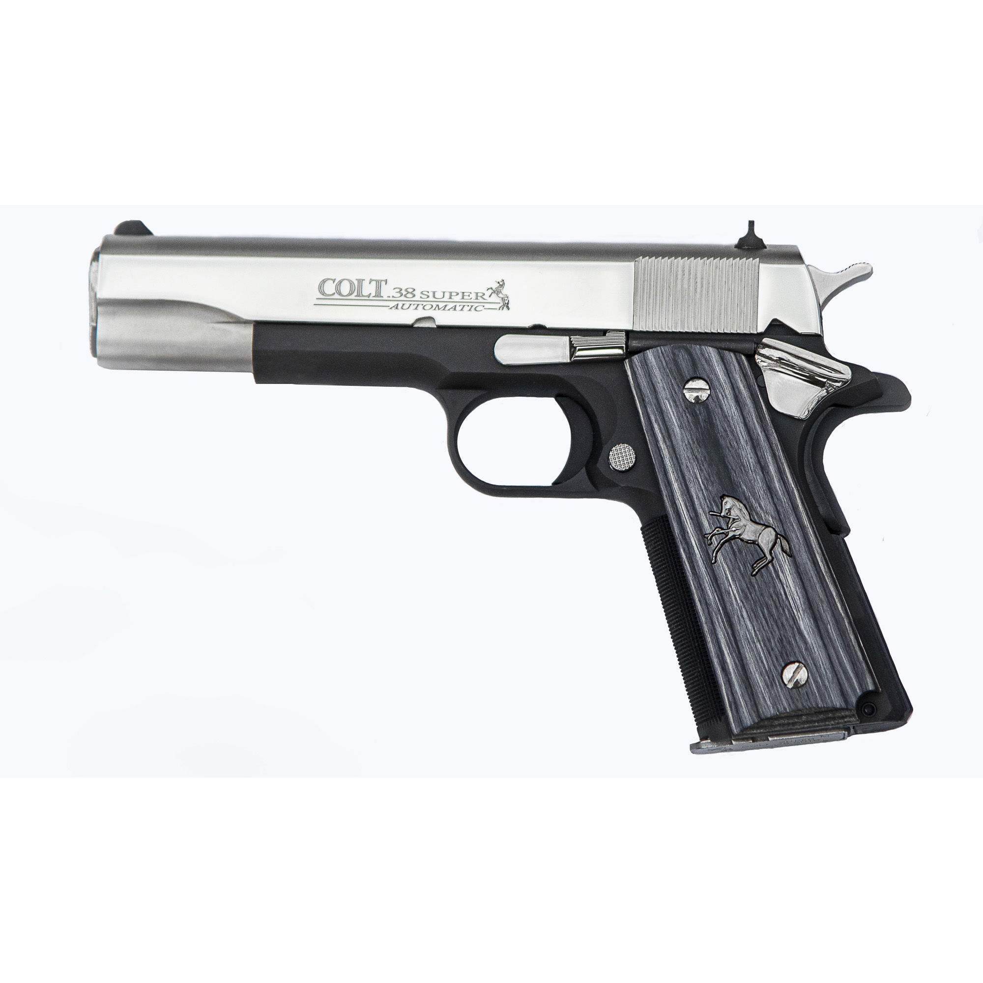 Colt 1911C TALO Semi-automatic 1911 Full Size 38 Super 5" Barrel Blued Finish Frame Silver Slide Steel Construction 9 Rounds 1 Magazine