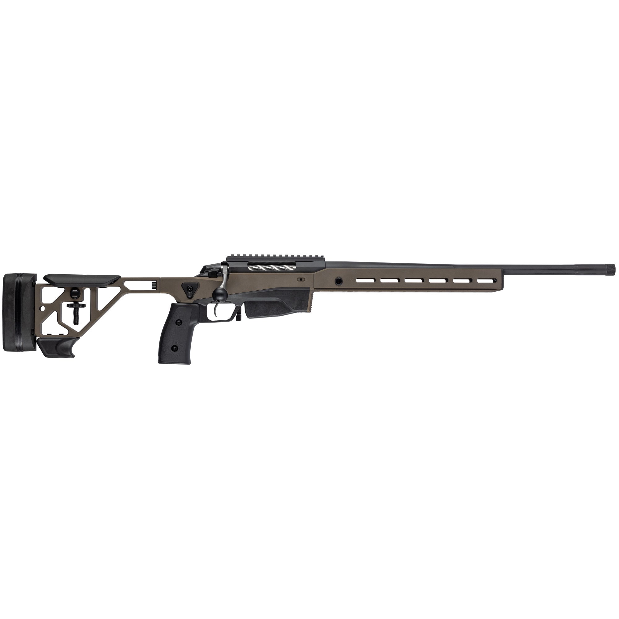Tikka T3X Ace Game Bolt Action Rifle 7MM Remington Magnum 24" Threaded Barrel 5/8-24 Thread Pitch Modular Chassis Cerakote Finish Bronze 5 Rounds